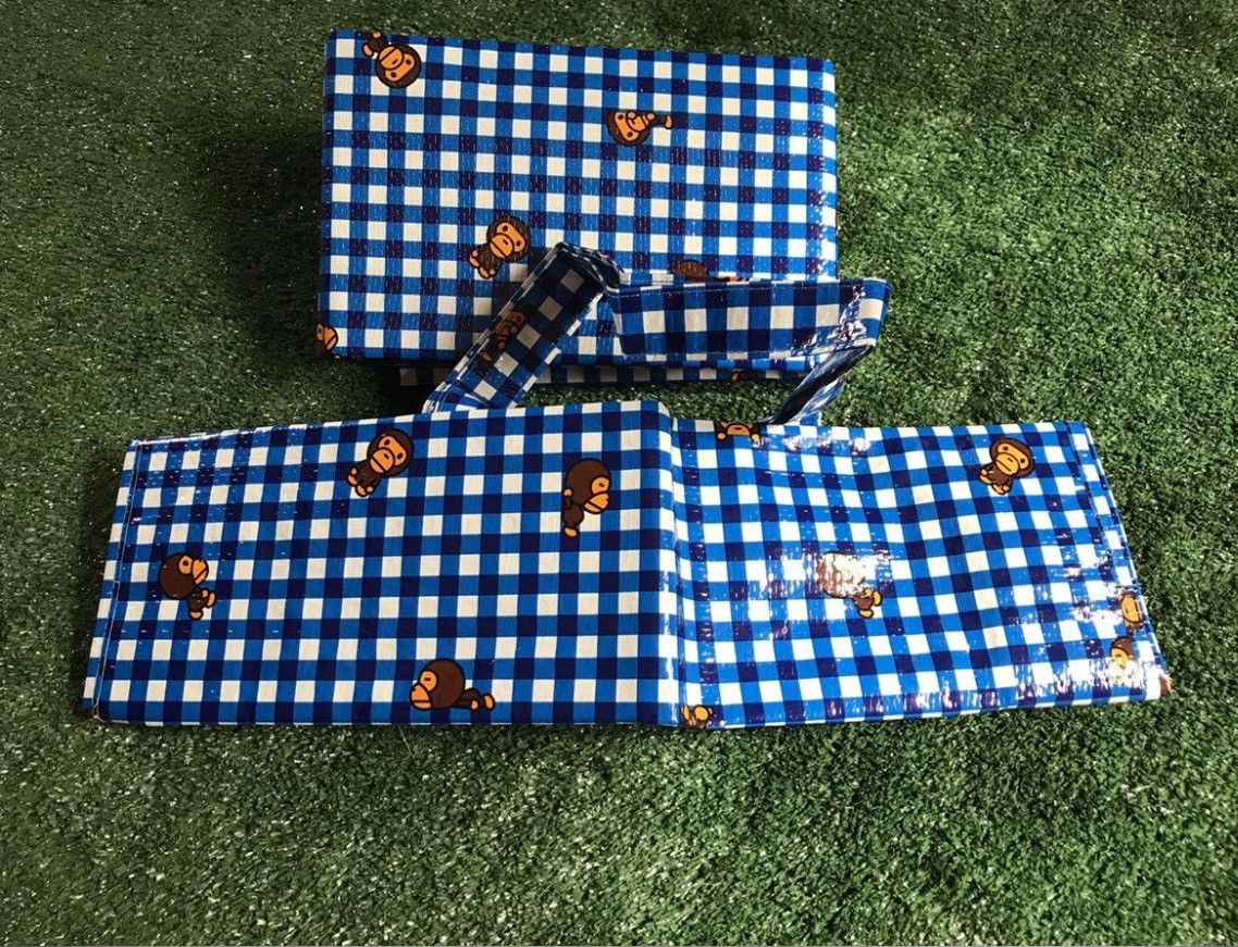 Bape A Bathing Ape Bape x Gingham Leisure Bag and Sheet SS11 Gift Size ONE SIZE - 4 Thumbnail