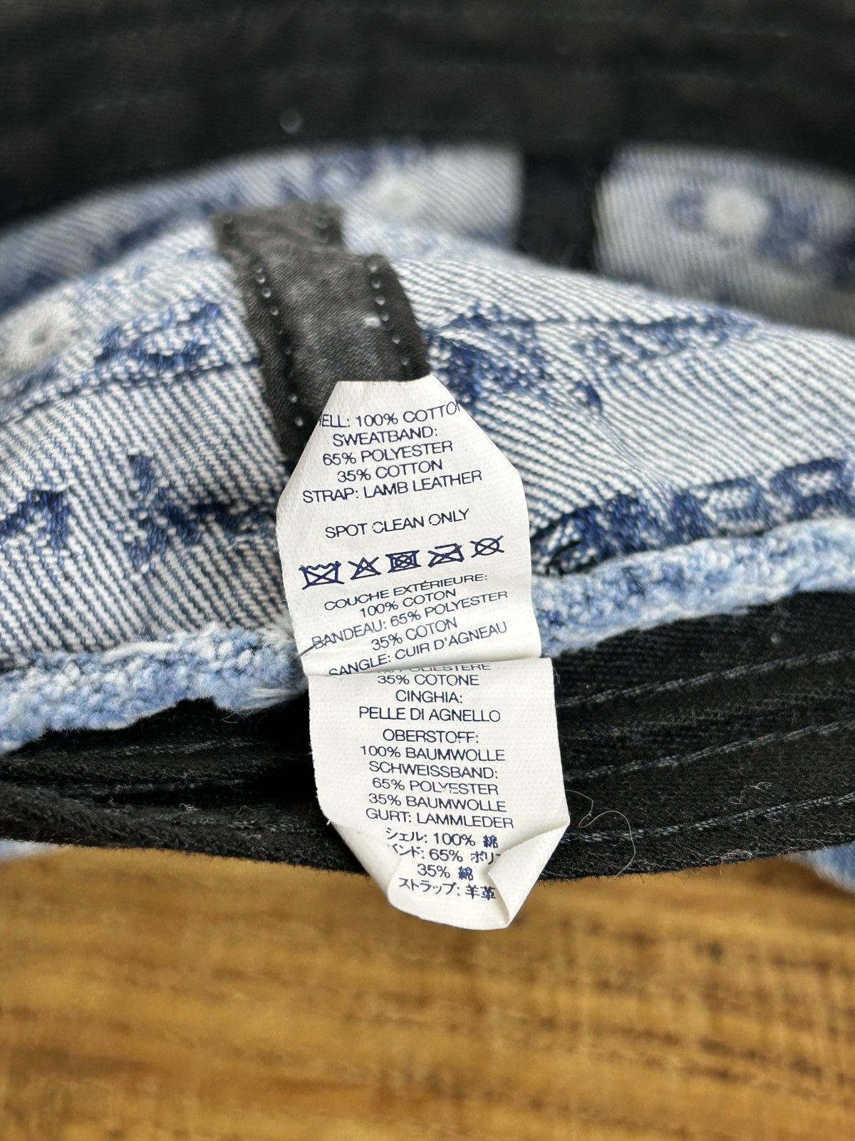Supreme Supreme Jacquard Multi Type Denim Crusher Bucket Hat FW22 Size ONE SIZE - 10 Thumbnail