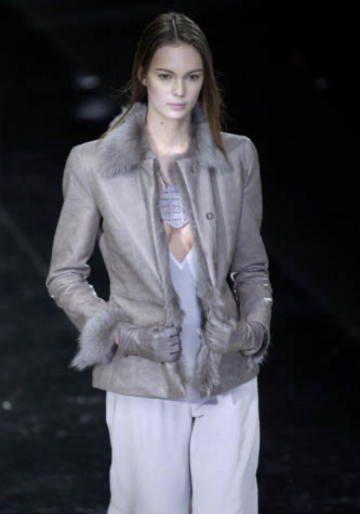 Giorgio Armani Vintage AW 2001 Cashmere Silk Blazer Size S / US 4 / IT 40 - 2 Thumbnail