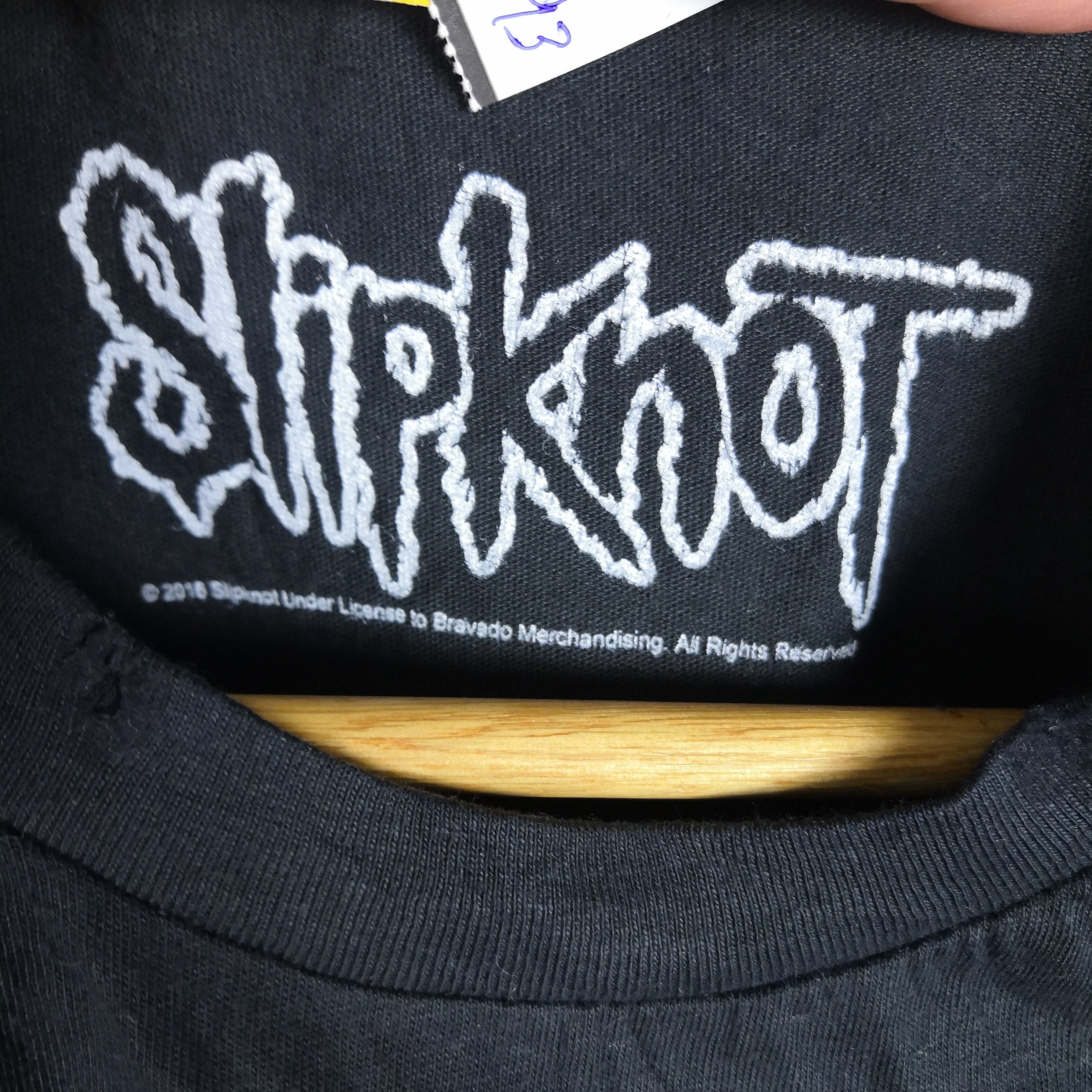 Band Tees Vintage Y2K Slipknot T-Shirt Concert Rock Band By H&M Tees Size US S / EU 44-46 / 1 - 2 Thumbnail