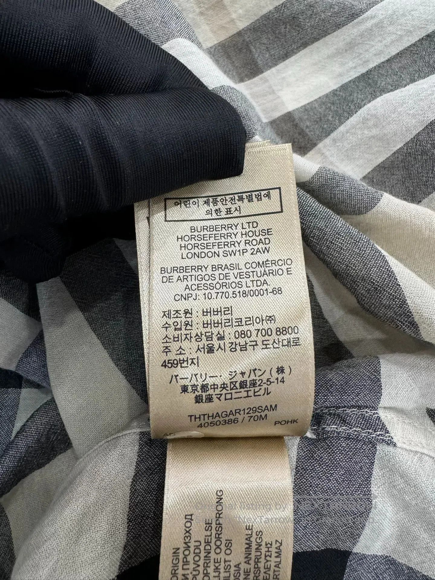 Burberry Burberry Classic Check Thin Women's Shirt. Size M / US 6-8 / IT 42-44 - 8 Thumbnail