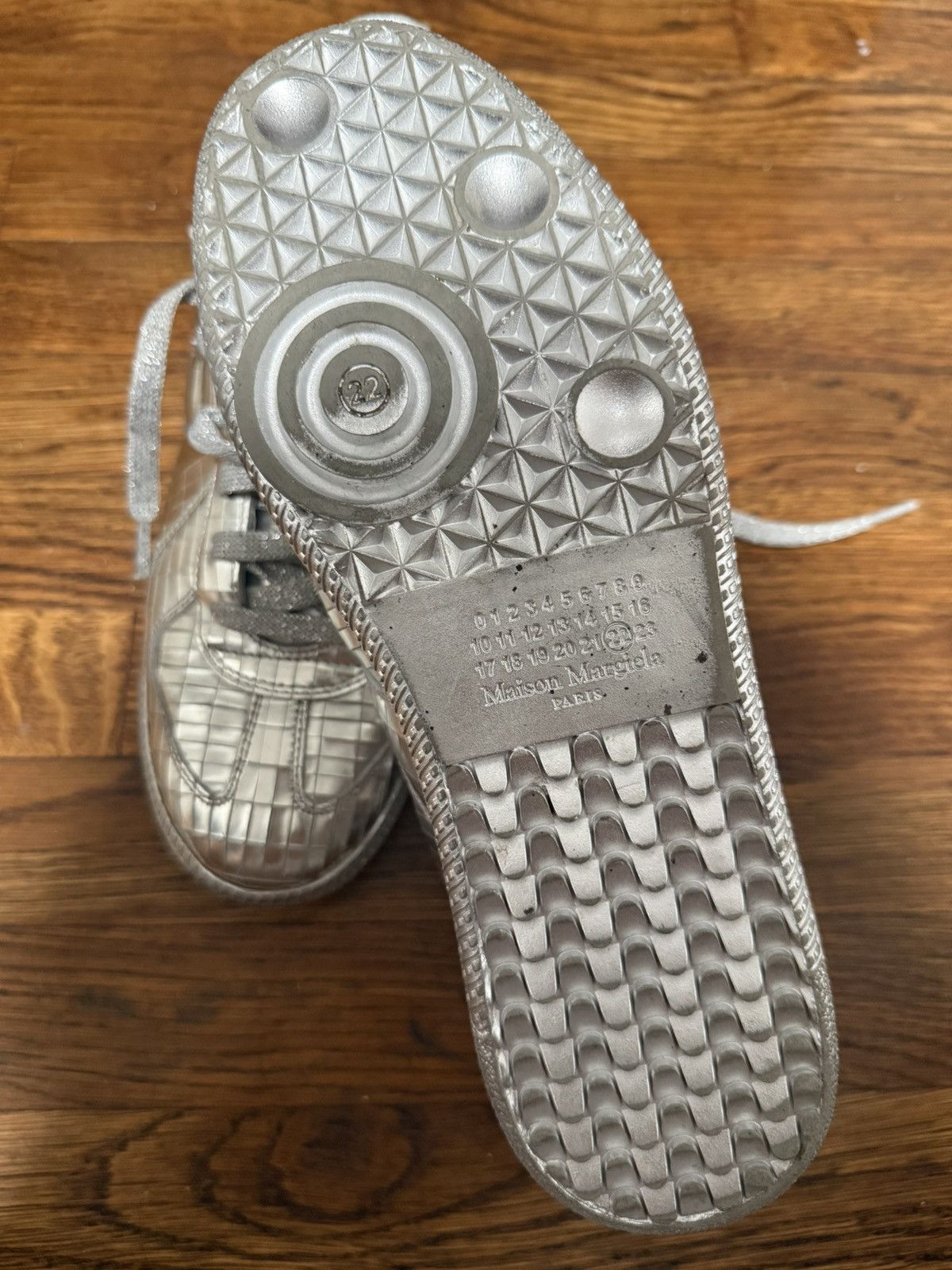 Maison Margiela RARE Maison Margiela SS18 GAT disco ball low top sneakers Size US 6.5 / EU 39-40 - 7 Thumbnail