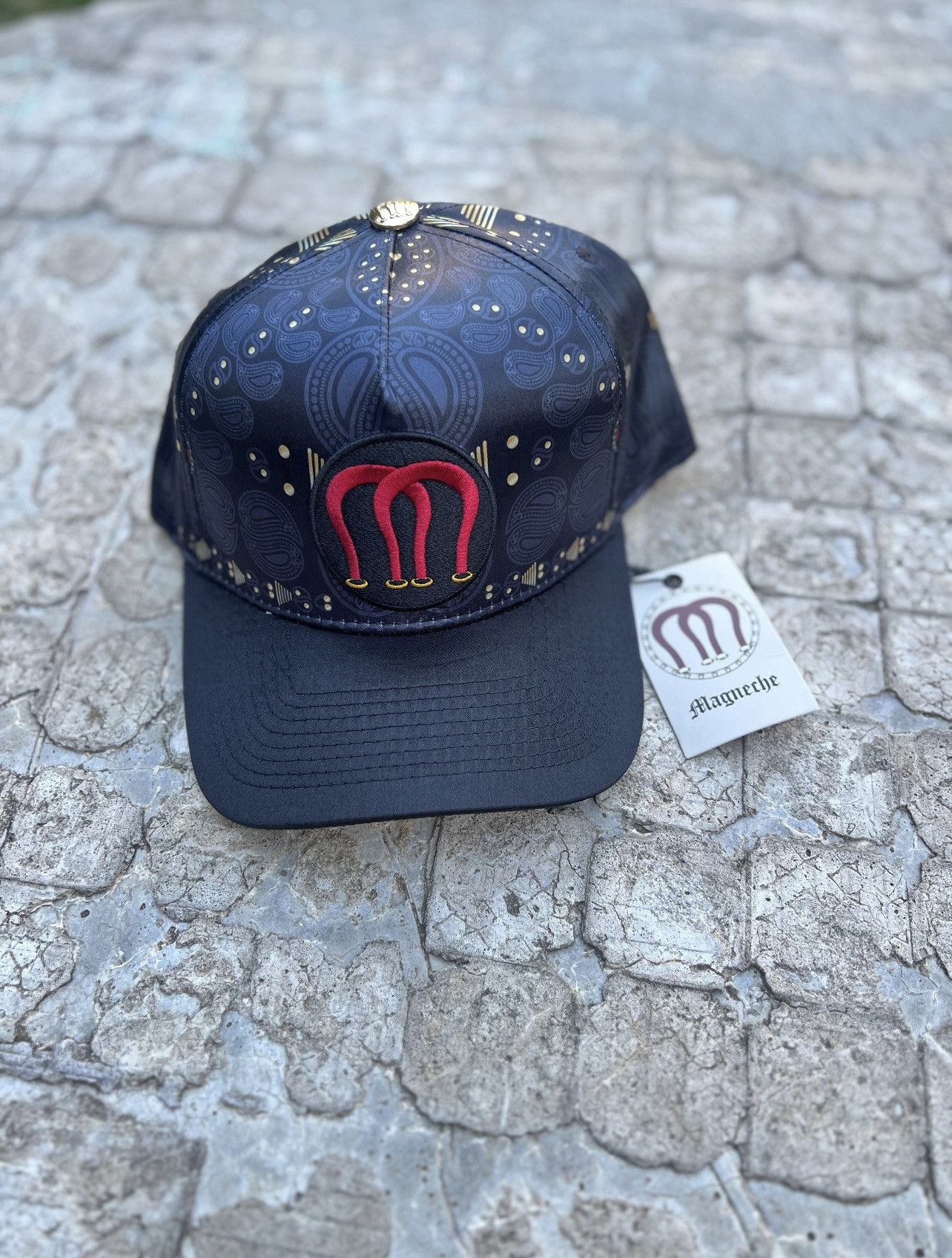 Other Magneche Bandana Design Cap - Triple Black Size ONE SIZE - 10 Thumbnail