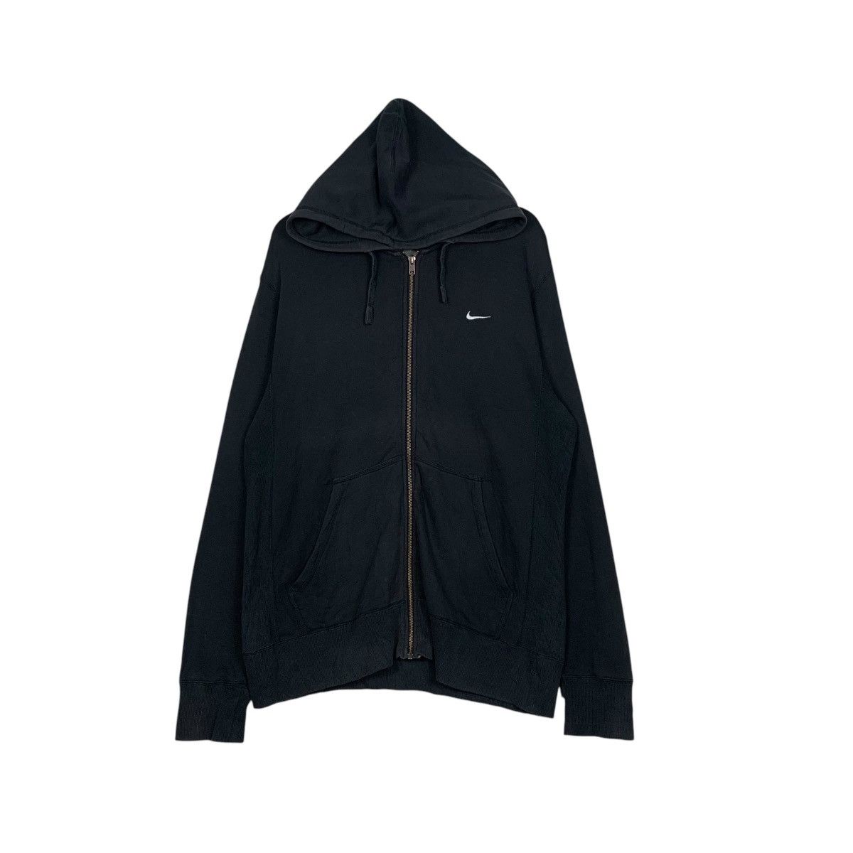 Nike NIKE Small Swoosh Logo Zipper Hoodies Sweatshirt #1857-C81 Size US XXL / EU 58 / 5 - 1 Thumbnail