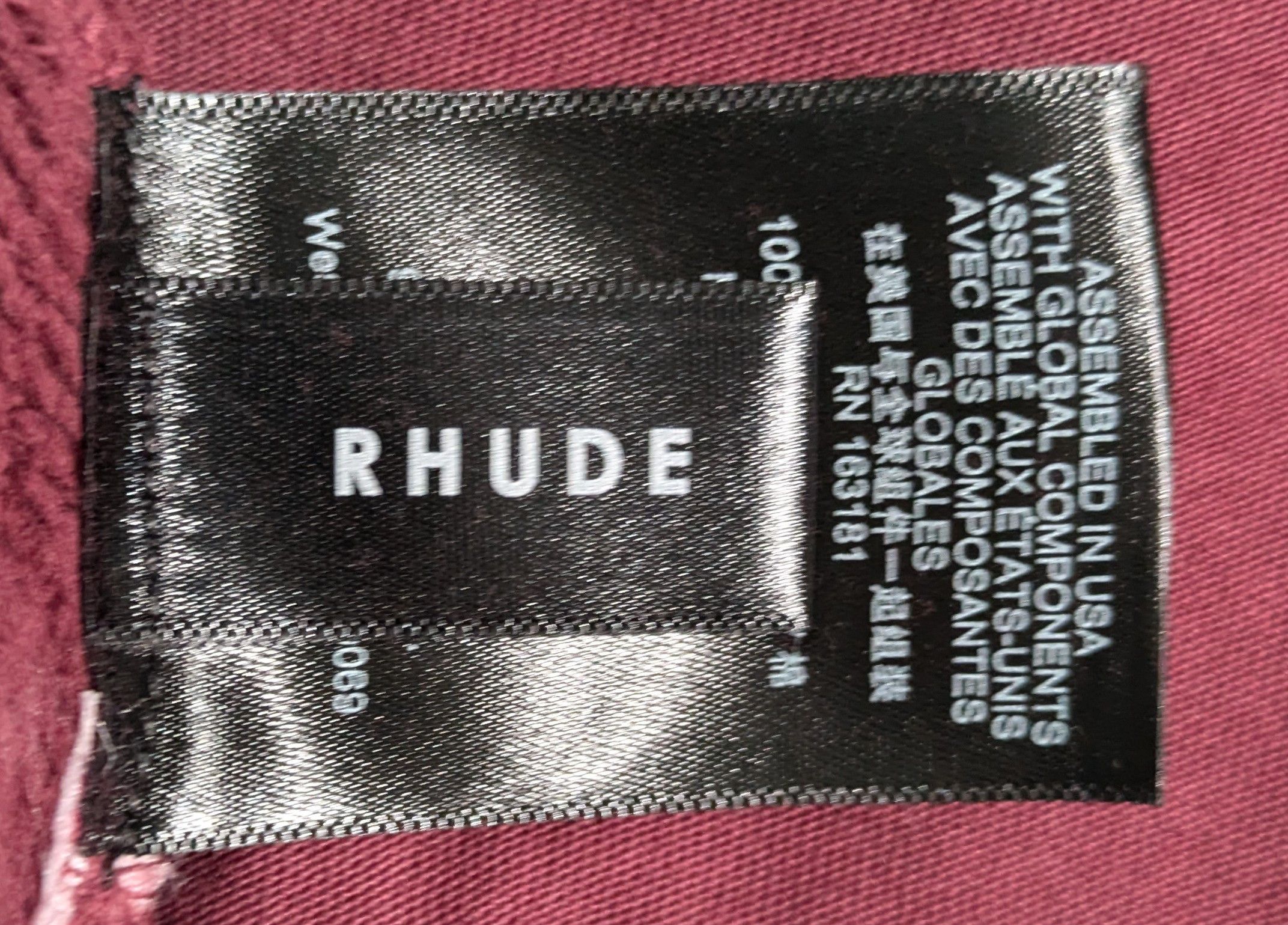 Rhude Logo Crewneck w/ Slit Pockets Size US L / EU 52-54 / 3 - 6 Thumbnail