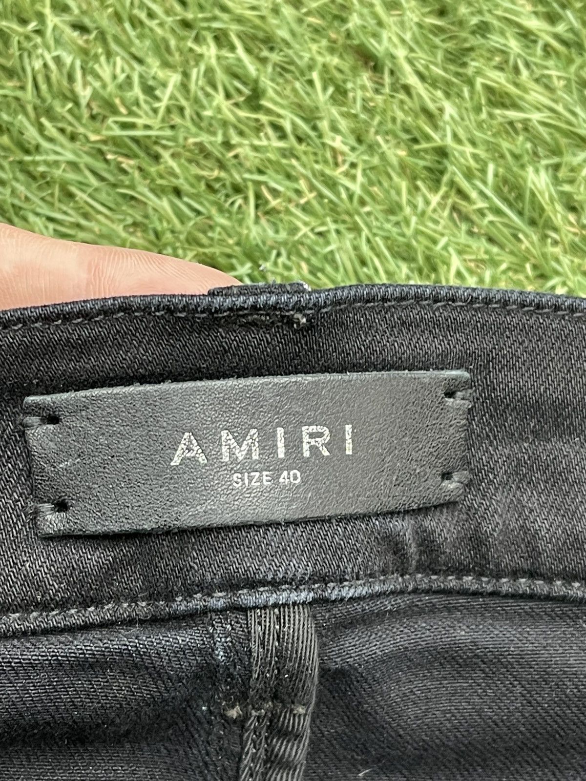 Amiri Size 40 - Amiri Black Multi Color MX1 Jeans $1090 Retail Size US 40 / EU 56 - 12 Thumbnail