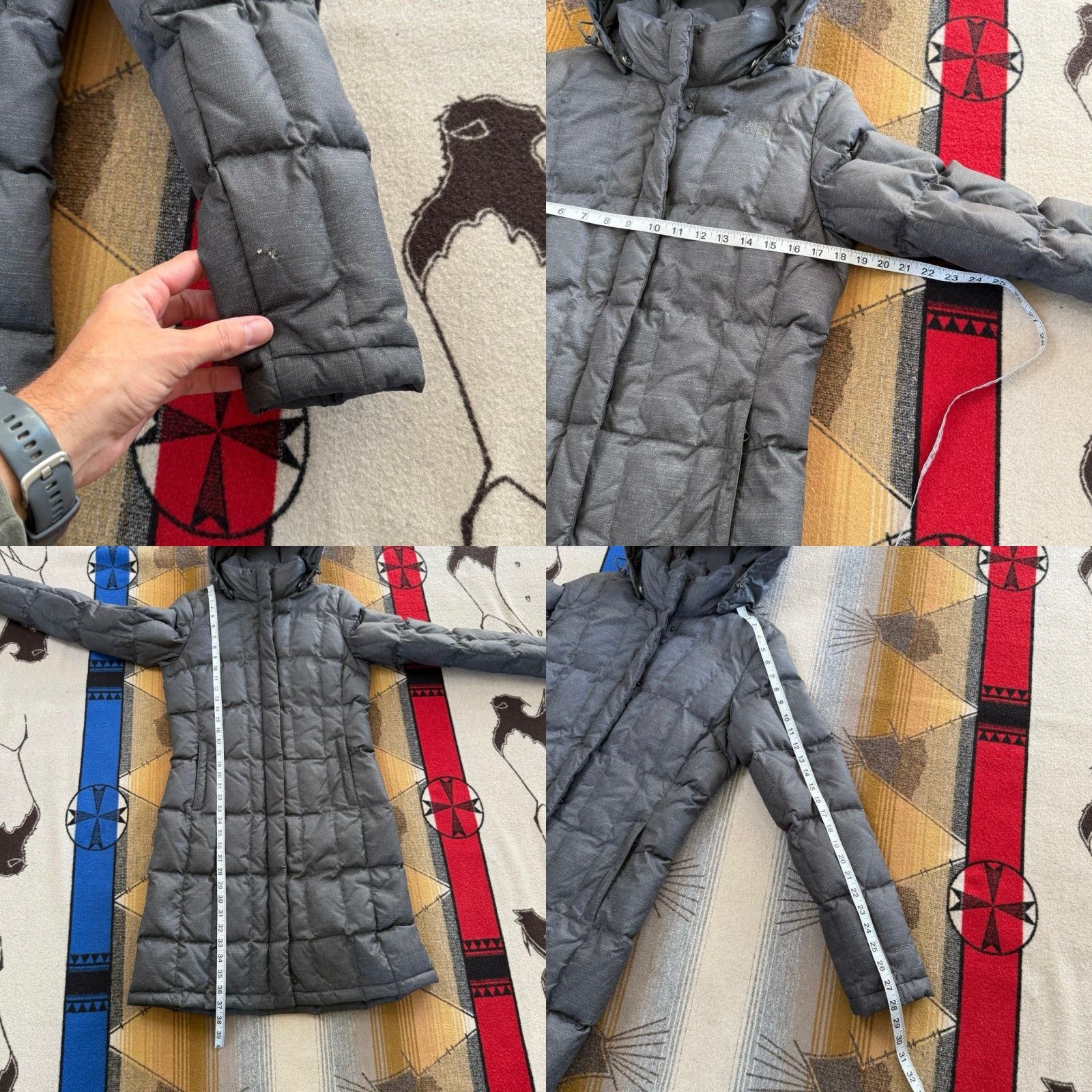 The North Face North Face Jacket Womens Small 550 Down Hooded Puffer Parka Winter Warm Coat Size S / US 4 / IT 40 - 8 Thumbnail