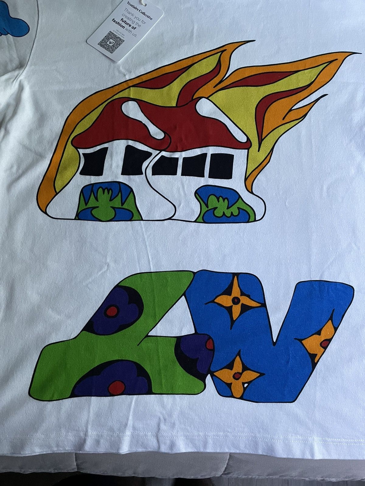 Louis Vuitton Louis Vuitton Burning House Multicolor T Shirt Size US L / EU 52-54 / 3 - 2 Thumbnail