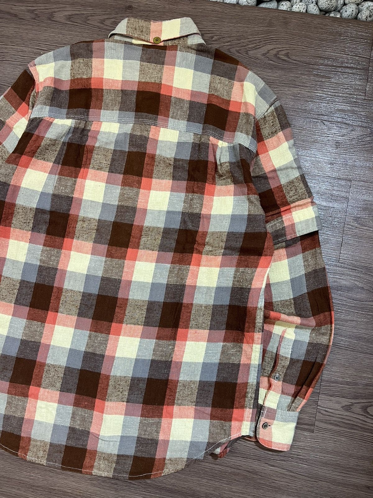 mercibeaucoup Issey Miyake by Mercibeaucoup Double Sleeve Flannel Shirt Size US L / EU 52-54 / 3 - 6 Thumbnail