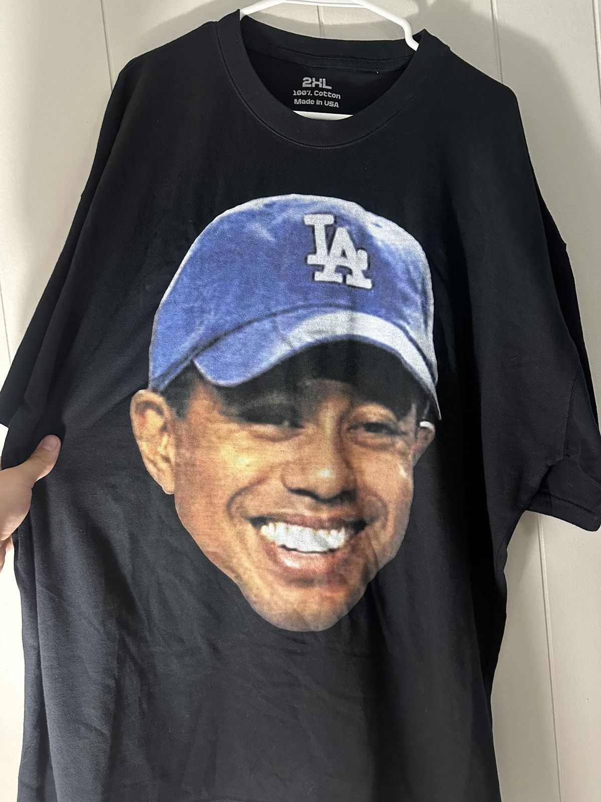 Other Vintage Style Tiger Woods Dodgers Big Head Tee Size US XXL / EU 58 / 5 - 1 Preview