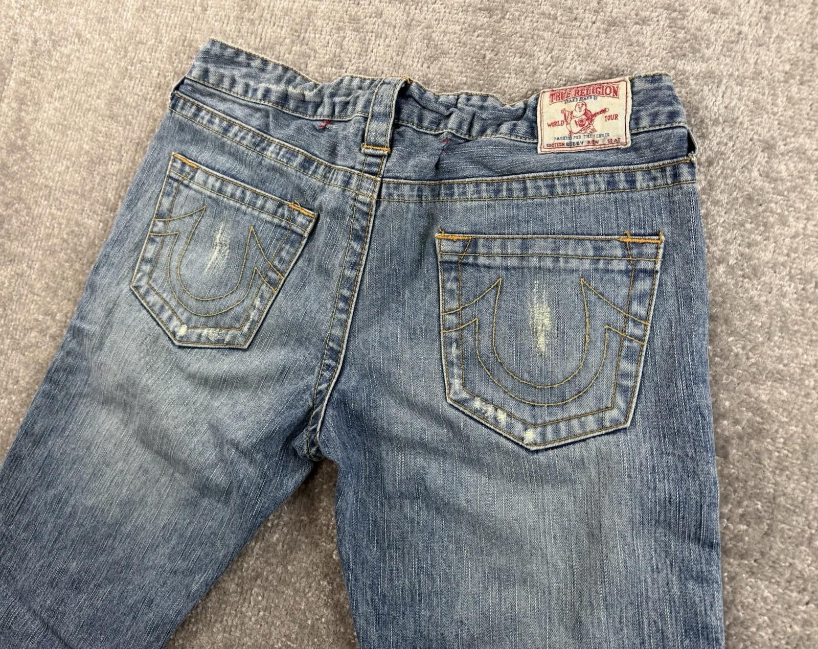 True Religion True Religion Low Rise Bobby Women's Jeans Size 30 Flare Size 30" / US 8 / IT 44 - 3 Thumbnail