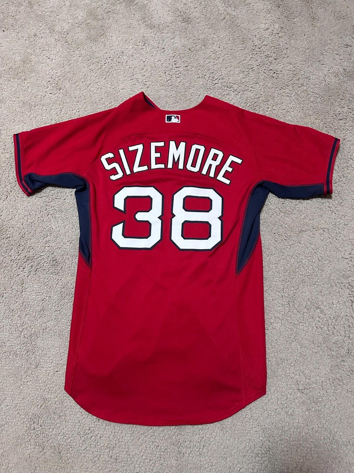 Majestic SIZEMORE Majestic BOSTON RED SOX Jersey 52 MLB Baseball Size US L / EU 52-54 / 3 - 6 Thumbnail