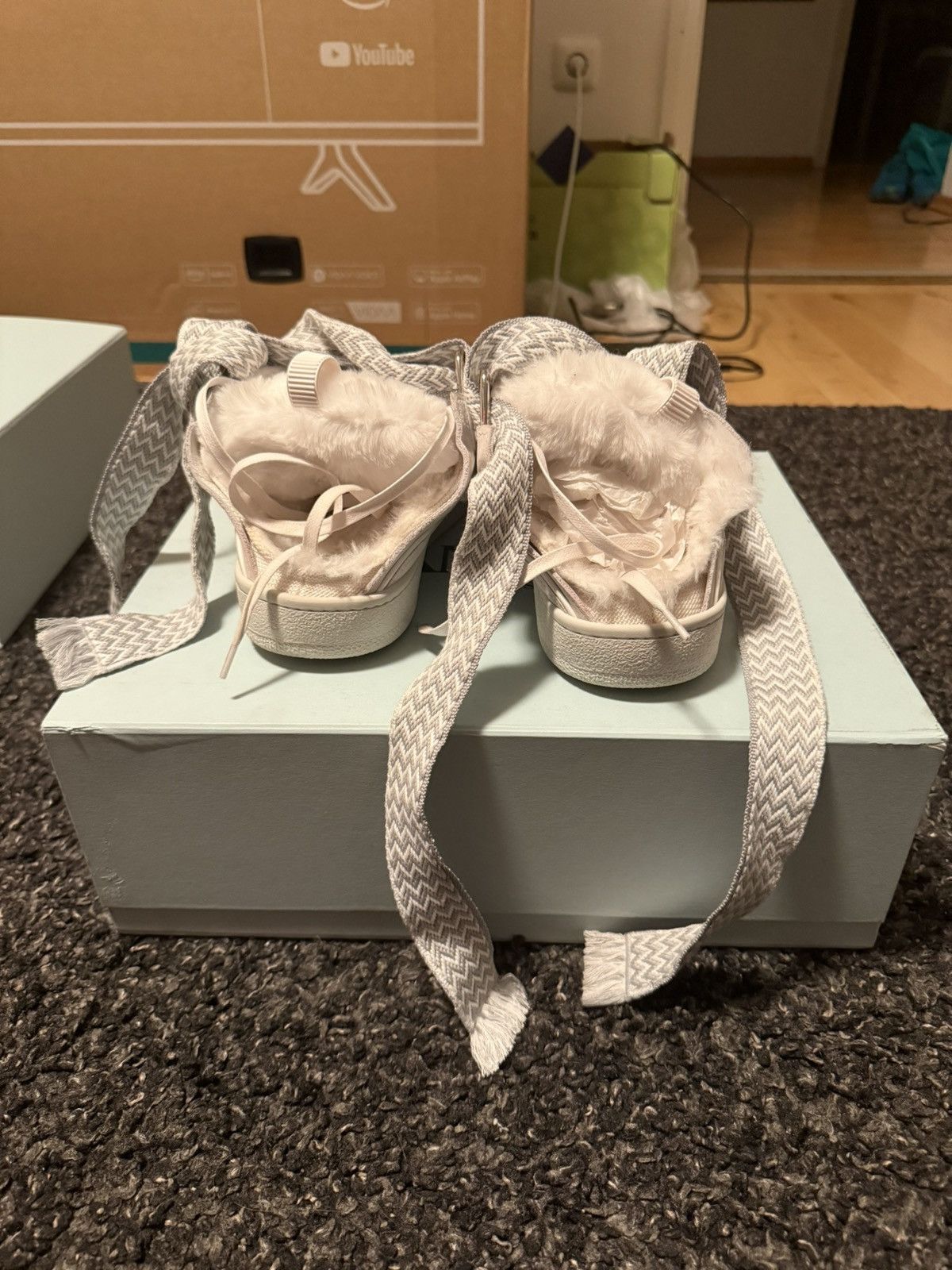 Lanvin Lanvin white Curbs Mule Size US 9 / EU 42 - 4 Thumbnail