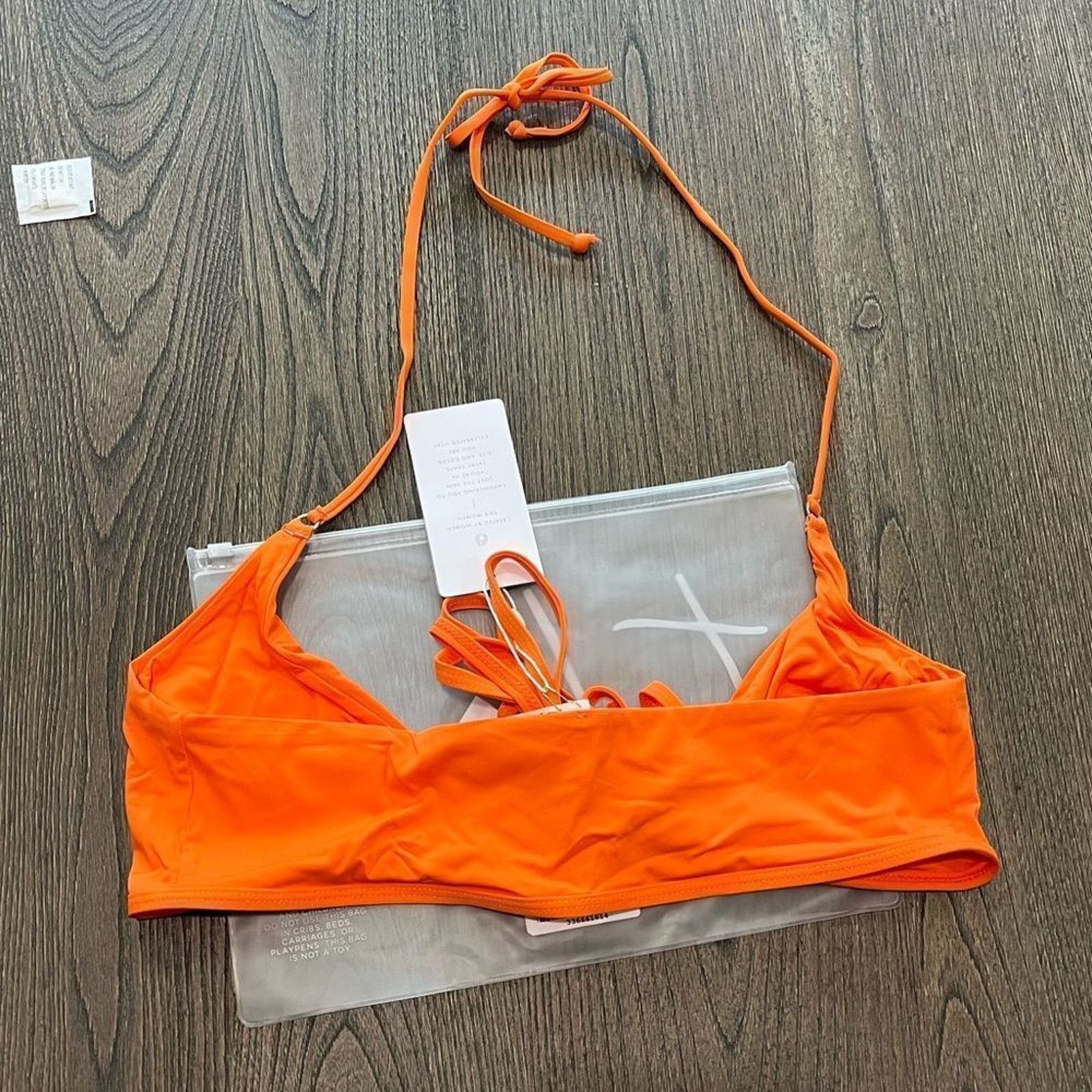 Vintage NWT Toluca Amina Bikini Top Waist Wrap Triangle Nectar Sz M Size ONE SIZE - 7 Thumbnail