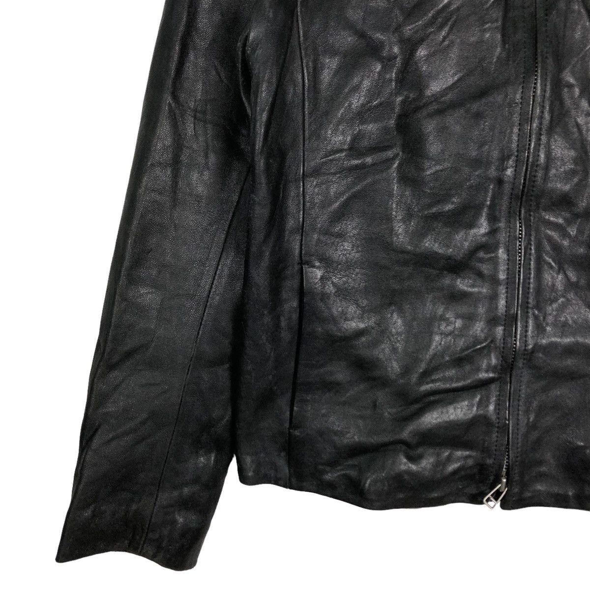 Japanese Brand 🔥Vintage Soft Leather Biker Jacket Kuro Issey Miyake Japan Size US M / EU 48-50 / 2 - 4 Thumbnail