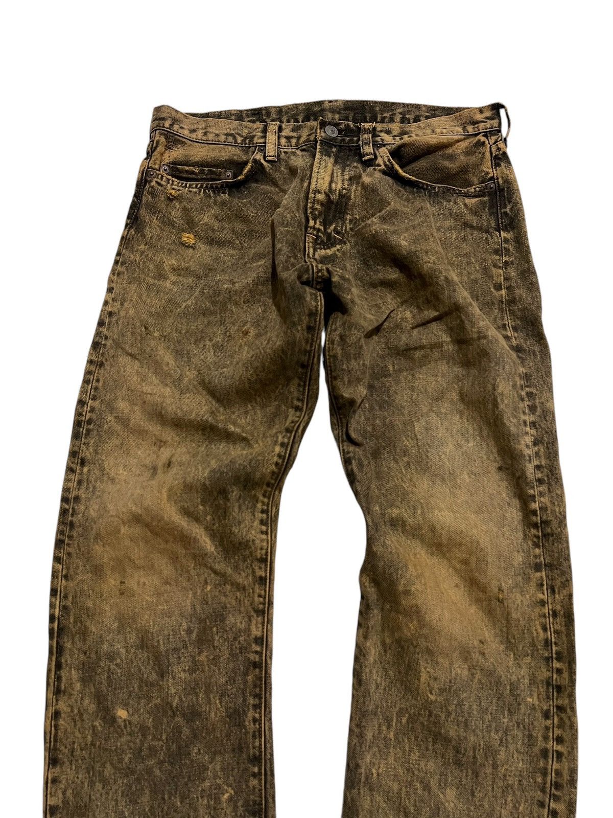 If Six Was Nine × Japanese Brand × Le Grande Bleu (L.G.B.) RNA SLANG mudwash distressed denim pants Size US 33 - 4 Thumbnail
