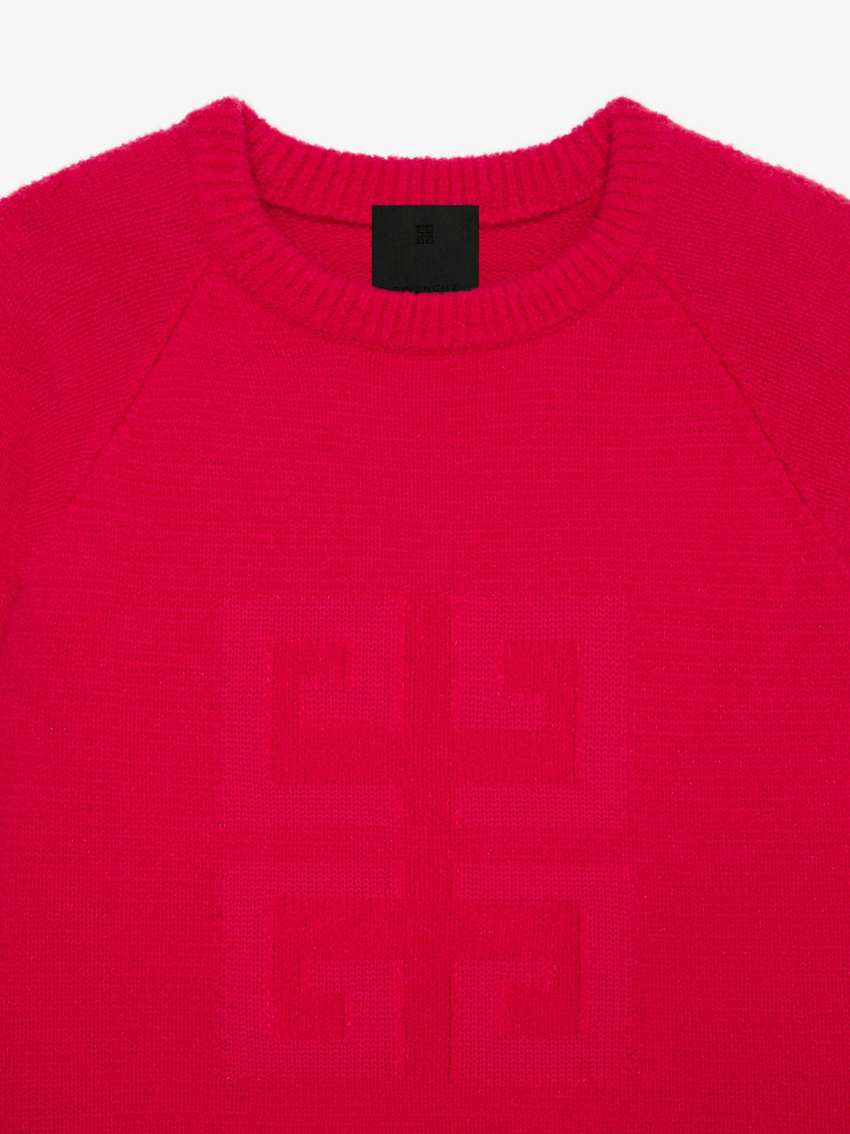 Givenchy o1srvl11e0225 4G Sweater in Red Size L / US 10 / IT 46 - 5 Thumbnail