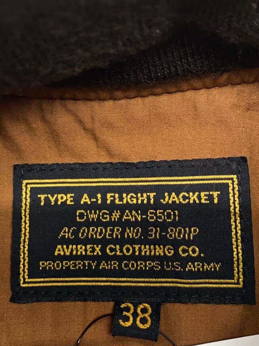 Avirex Avirex A-1 Made In Usa Leather Flight Jacket Brown Size US L / EU 52-54 / 3 - 3 Thumbnail