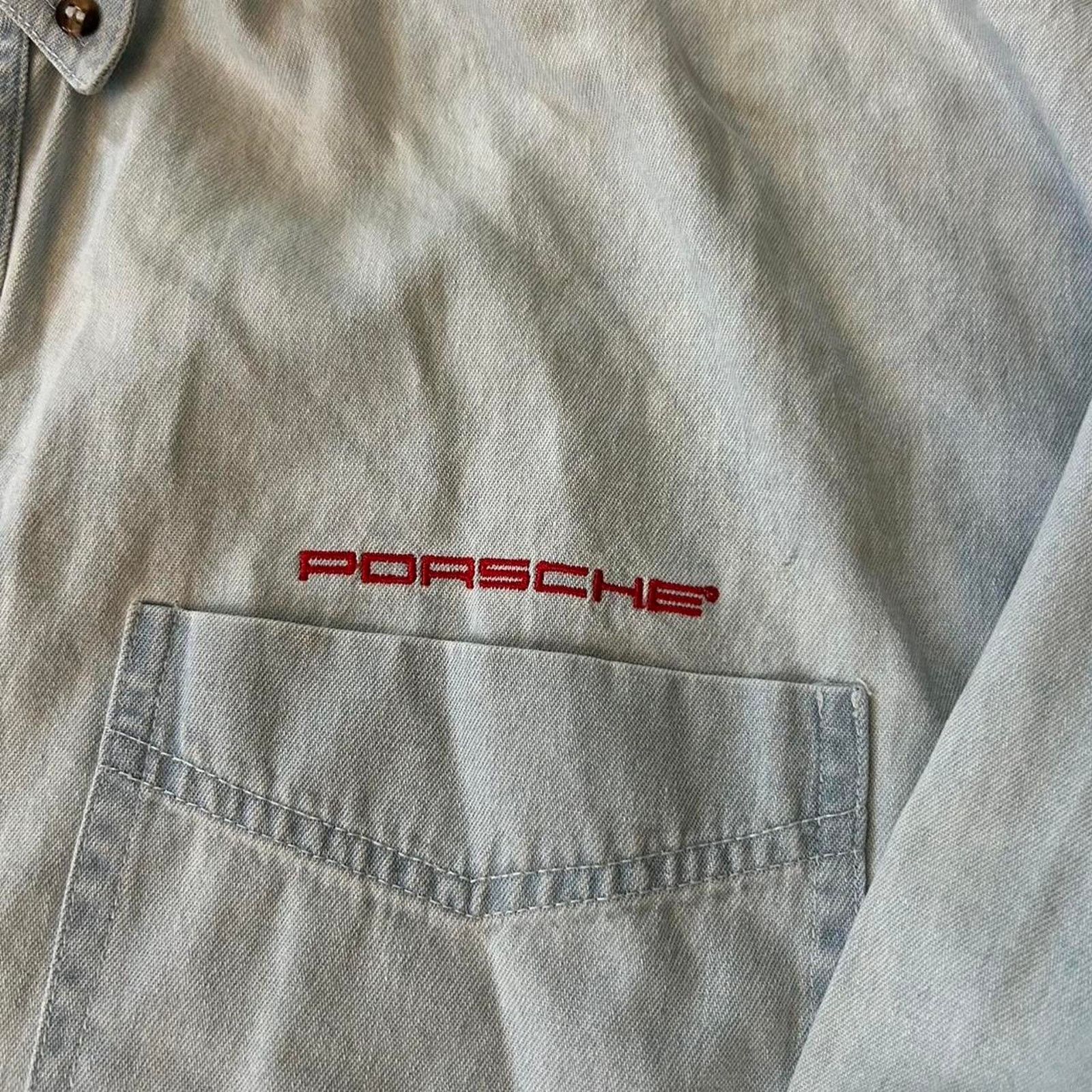 Porsche Design Vintage porsche button up shirt Size US XL / EU 56 / 4 - 3 Thumbnail