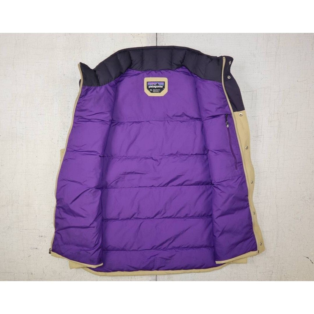Patagonia Patagonia Bivy Down Vest XL Tan Purple Goose Down Puffer Size US XL / EU 56 / 4 - 4 Thumbnail
