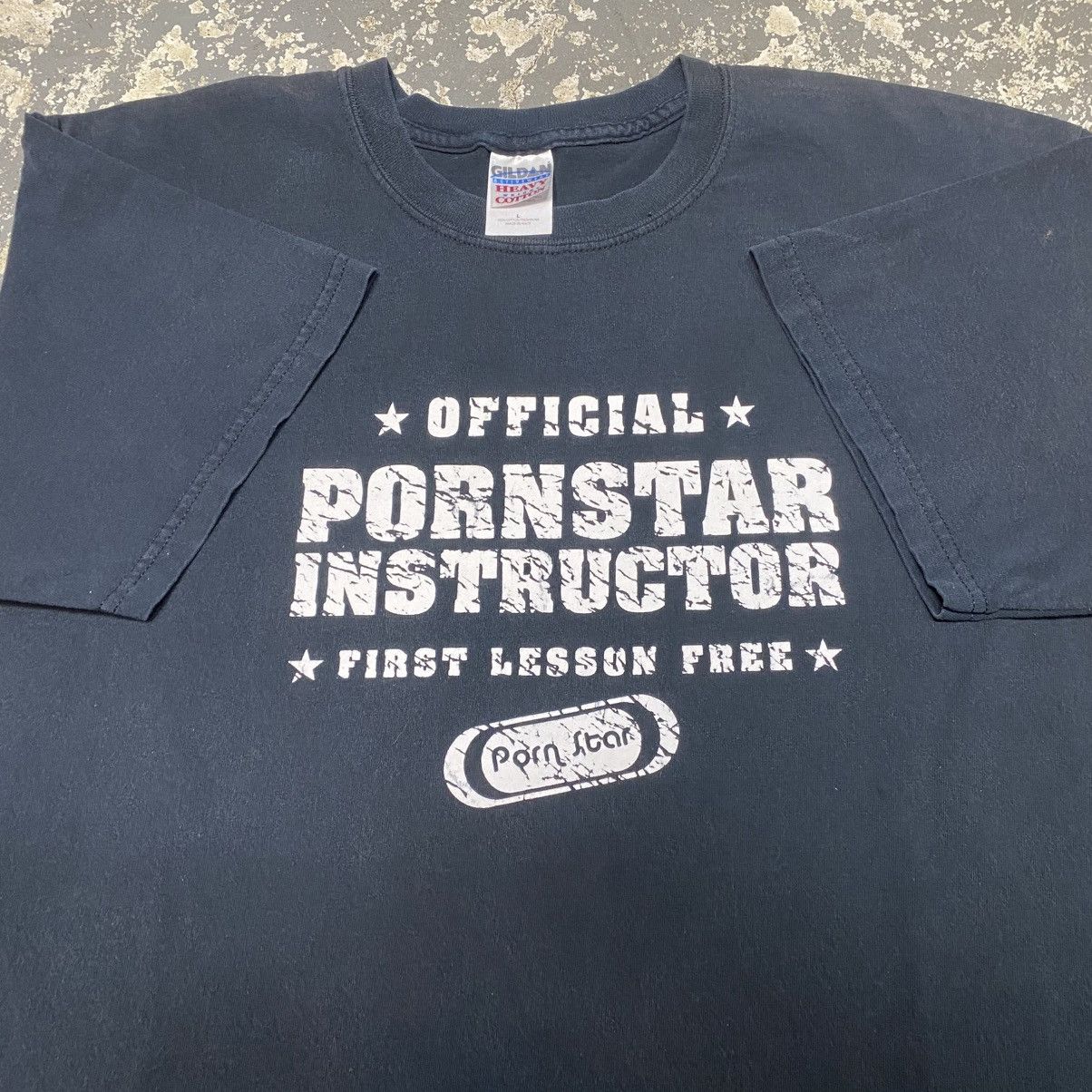 Japanese Brand × Vintage Vintage Official Porn Star Instructor First Lesson Free Shir Size US L / EU 52-54 / 3 - 3 Thumbnail