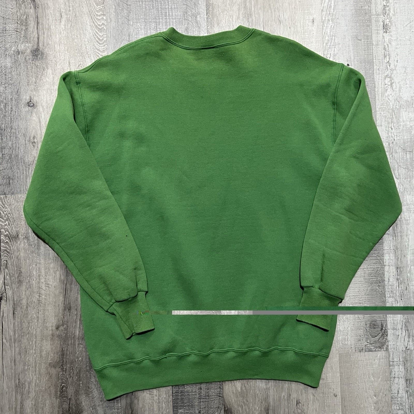 Russell Athletic VTG Russell Athletic Sun Faded Green Tis Himself Crewneck Size US XL / EU 56 / 4 - 3 Thumbnail