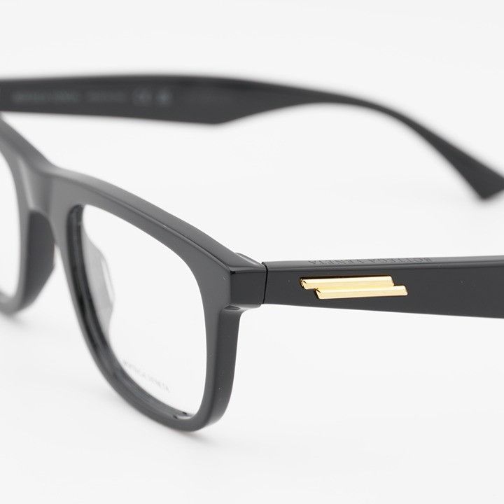Bottega Veneta Bottega Veneta BV1129O 001 Eyeglasses Black 50mm Rectangle Size ONE SIZE - 10 Thumbnail