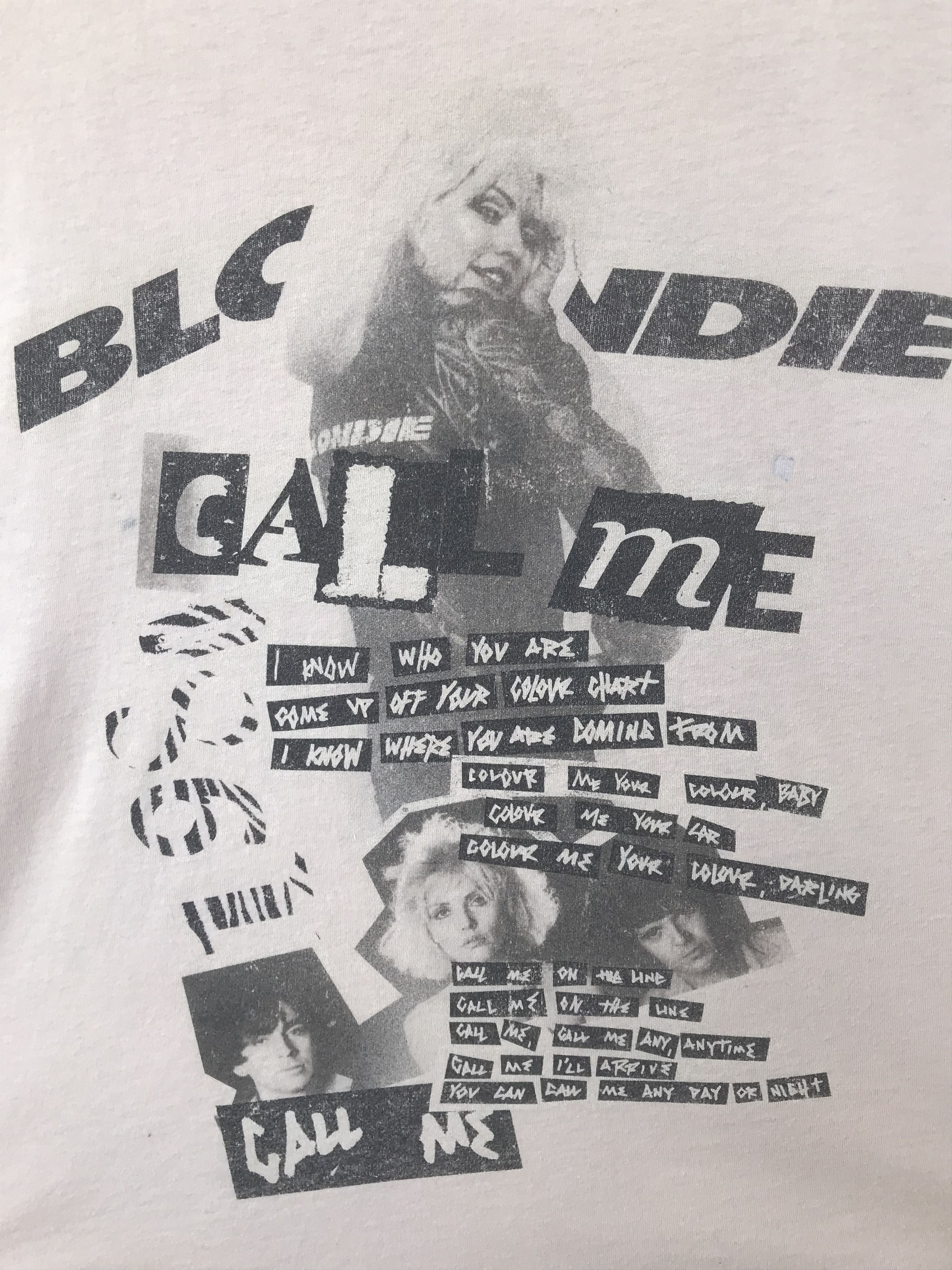 Band Tees Blondie Call Me Distressed Band Tee Size US L / EU 52-54 / 3 - 8 Thumbnail