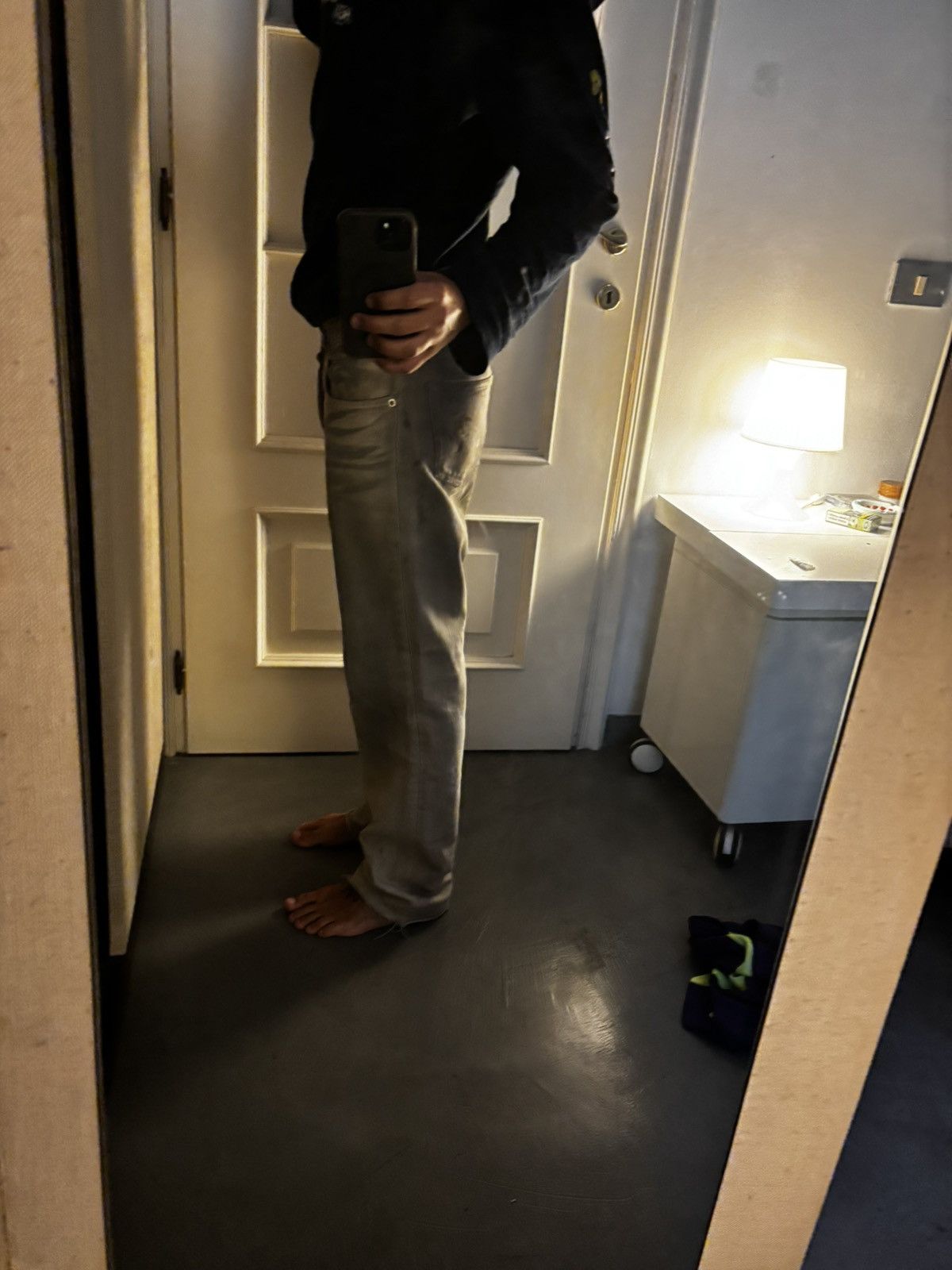 Helmut Lang Helmut Lang ‘Broken’ Classic 5 Pocket Denim Painter Jeans Size US 30 / EU 46 - 13 Thumbnail