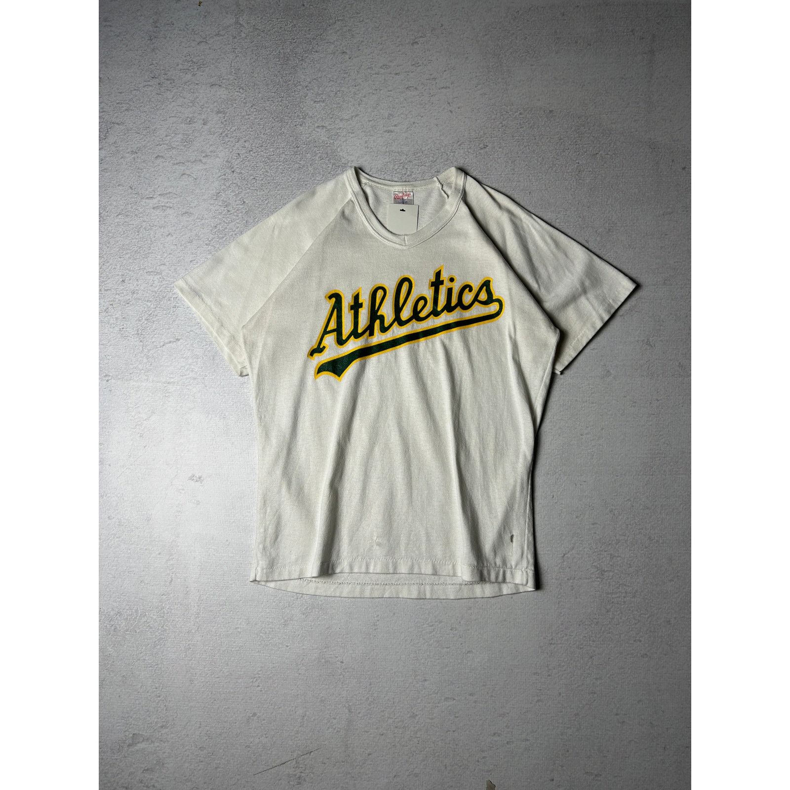 MLB Vintage 90s MLB Oakland Athletics T-Shirt - Men's Large Size US L / EU 52-54 / 3 - 1 Thumbnail