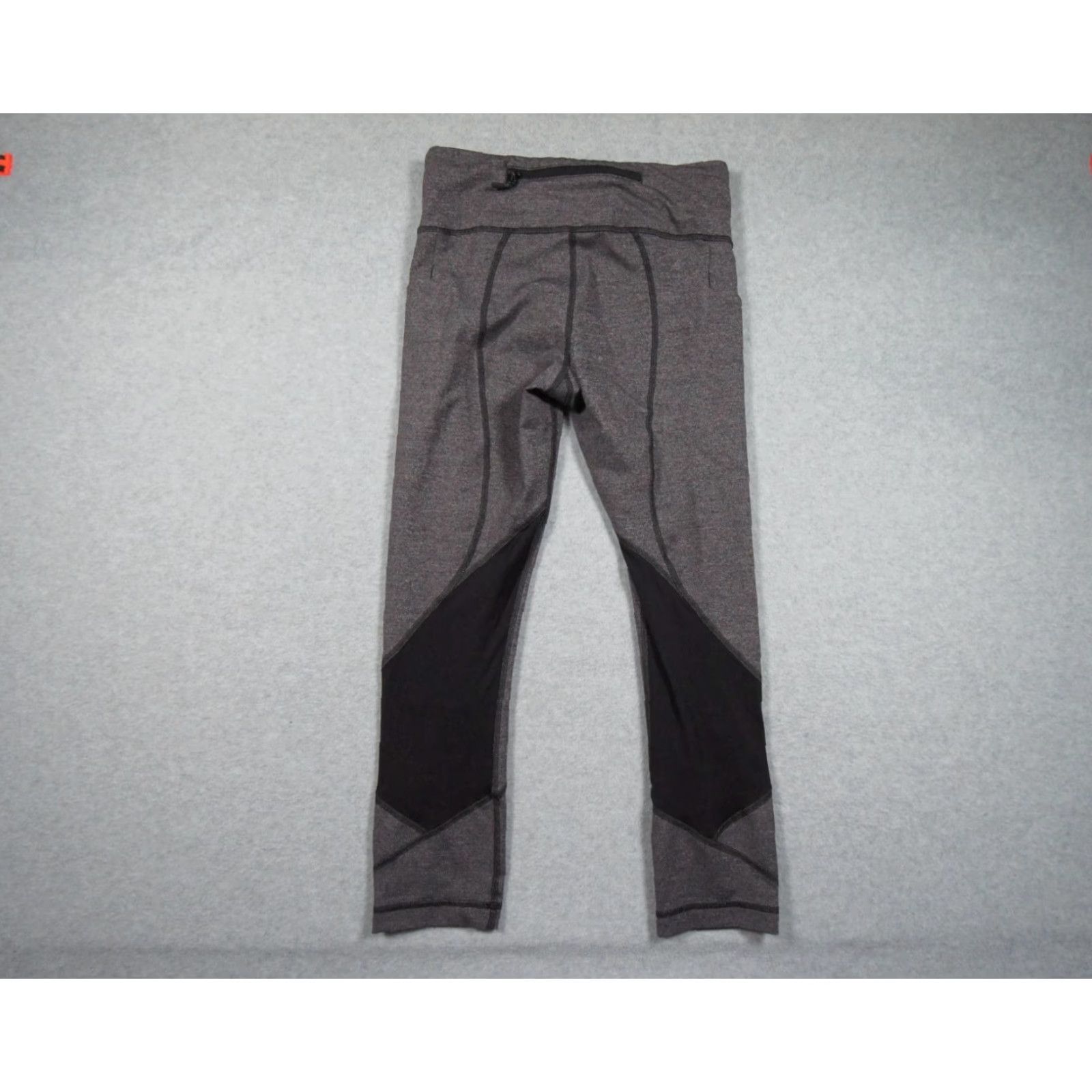 Lululemon Lululemon Leggings Womens 4 Gray Cropped Pace Rival Yoga Gym Activewear Size 27" / US 4 / IT 40 - 5 Thumbnail