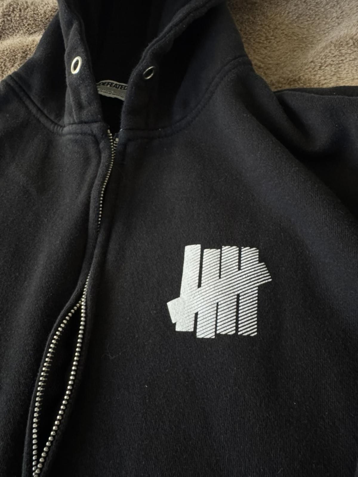 Undefeated Undefeated Black Zip-Up Hoodie with Logo Size US L / EU 52-54 / 3 - 2 Thumbnail