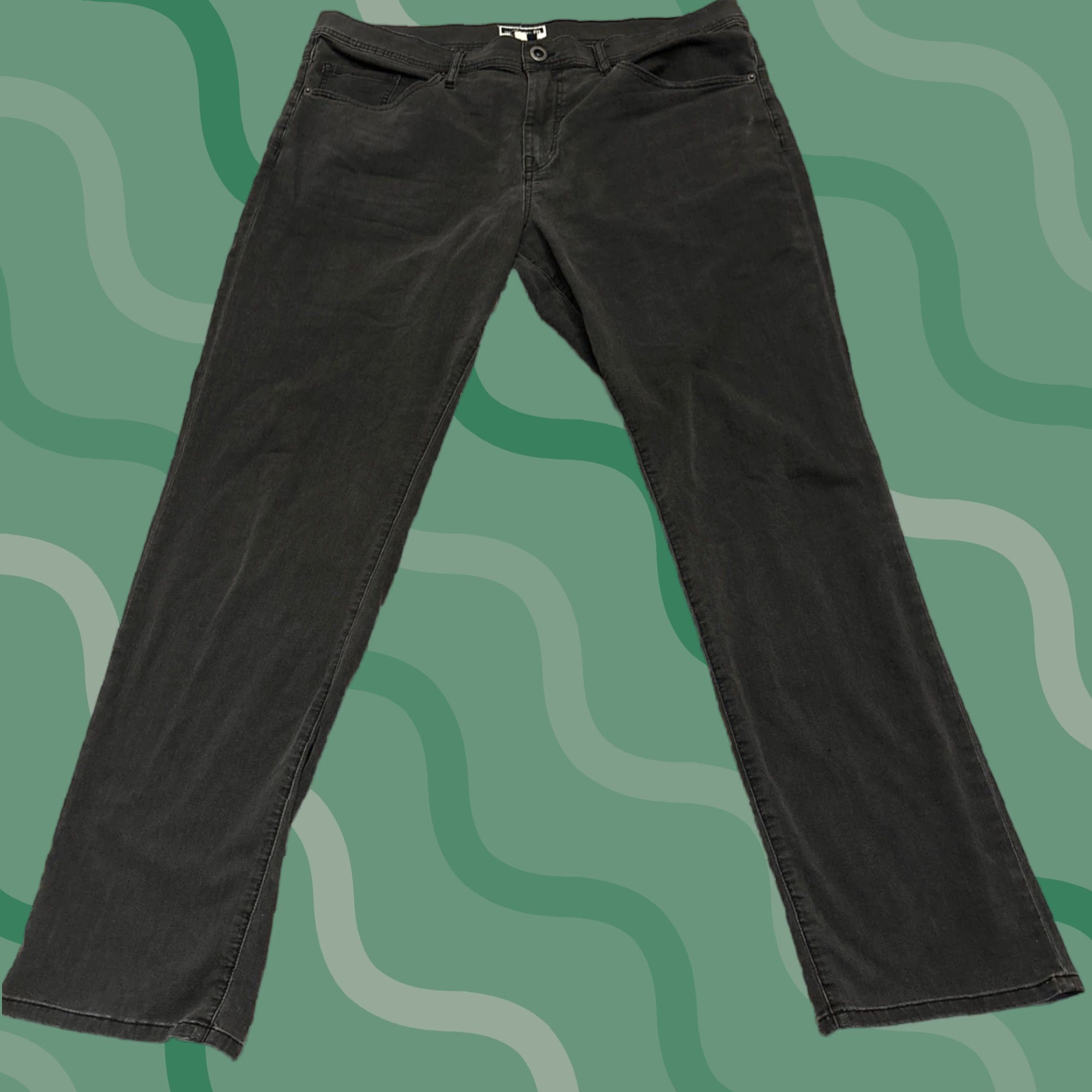 TravisMathew Travis Mathew Jeans Mens 38 Black Straight Leg Denim Stretch Casual 38x32 Hard to read? Size US 38 / EU 54 - 1 Thumbnail