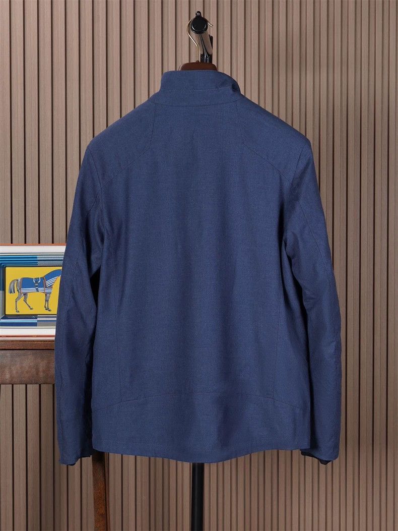 Loro Piana LORO PIANA GOK Classic series men's zipper stand collar ja Size US XL / EU 56 / 4 - 3 Thumbnail