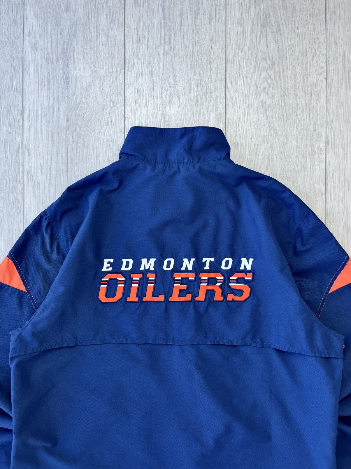 Reebok Vintage Reebok Edmonton Oilers Track Jacket NHL USA Y2K 90s Size US S / EU 44-46 / 1 - 2 Thumbnail