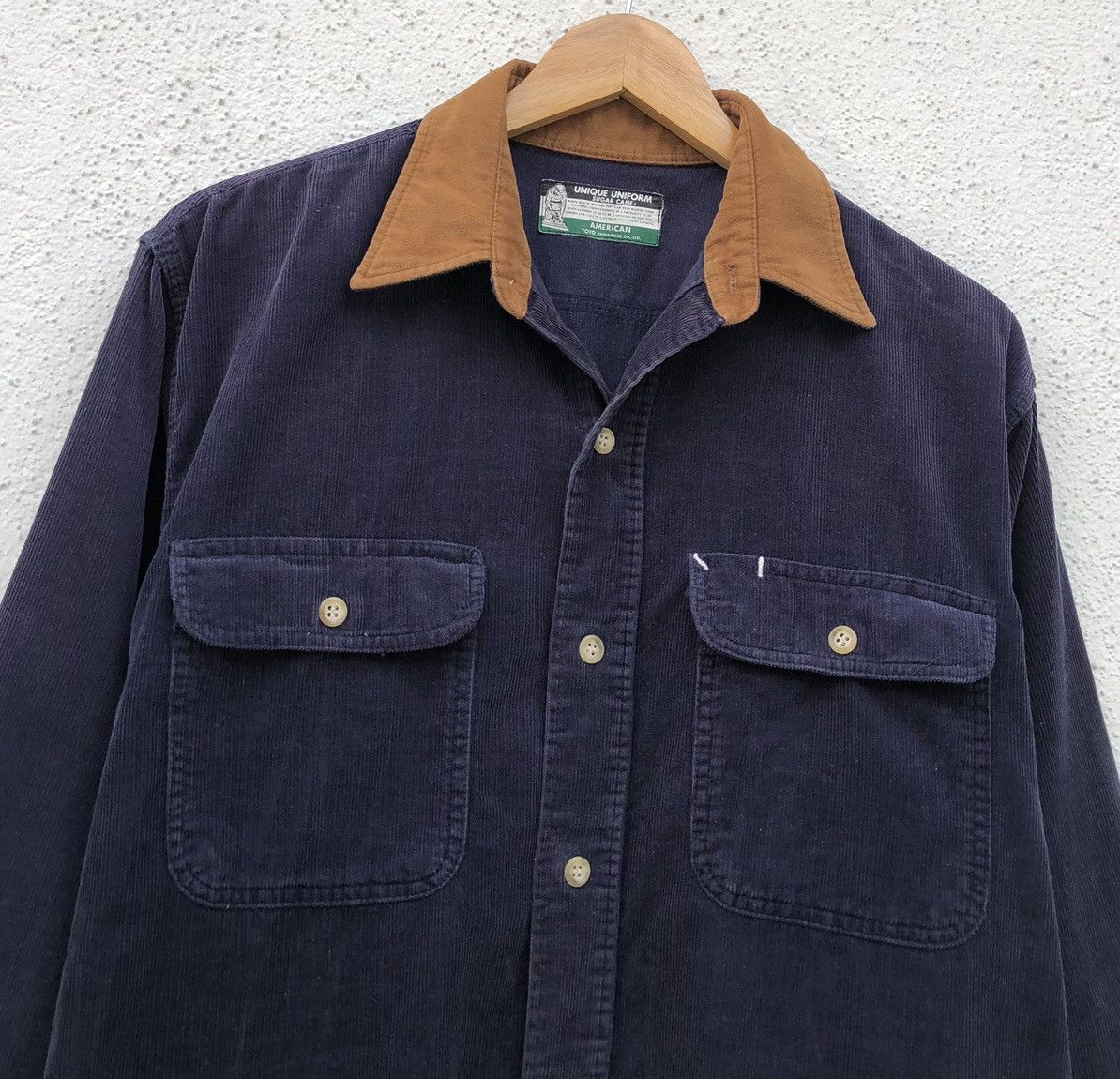 Sugar Cane Vintage 90s Sugar Cane Corduroy Shirt Button Toyo Enterprise Size US M / EU 48-50 / 2 - 3 Thumbnail