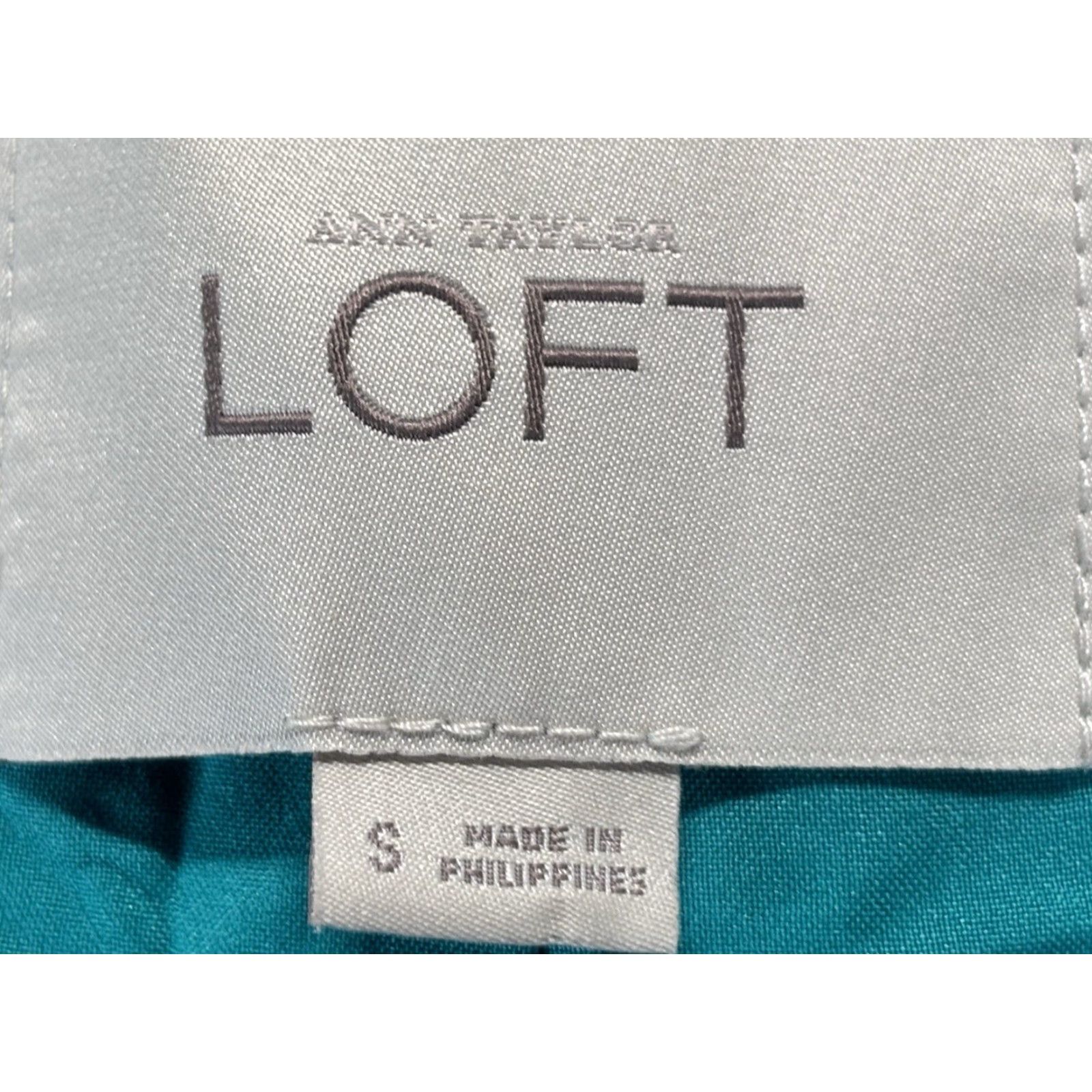Ann Taylor VINTAGE Ann Taylor LOFT Blazer Jacket Small Women’s Teal Green Open Front Lined Classic Career Size S / US 4 / IT 40 - 7 Thumbnail