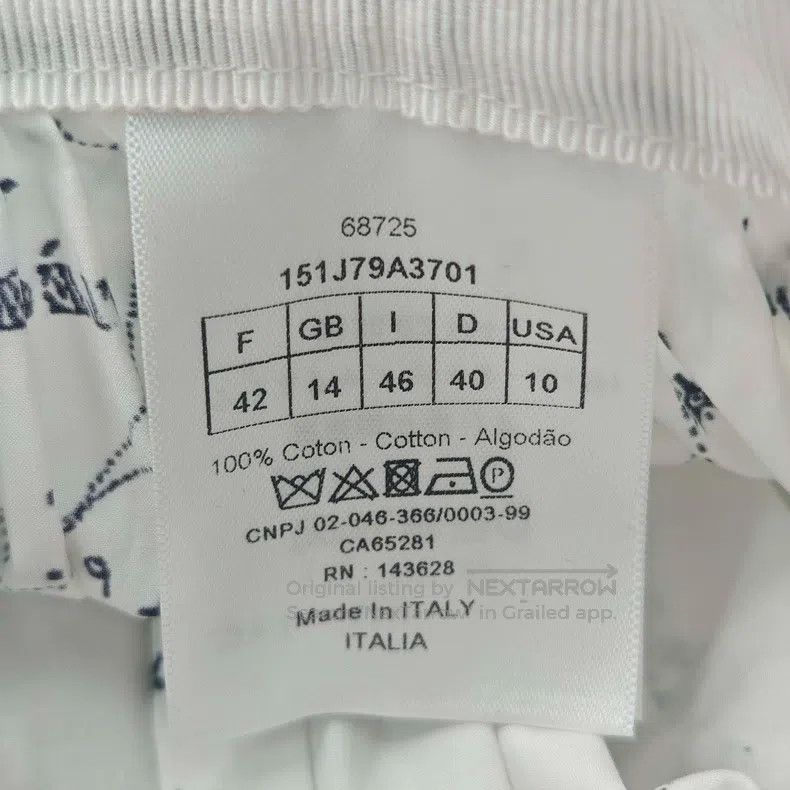 Dior Dior White constellation skirt Size 27" / US 4 / IT 40 - 6 Thumbnail