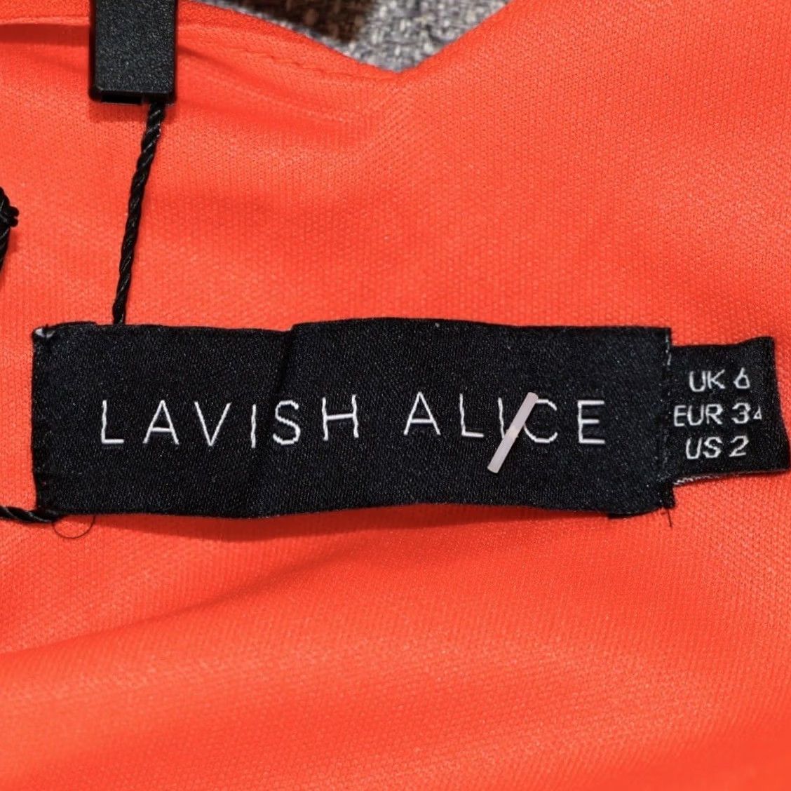 Vintage Lavish Alice Cami Top Orange Satin Tie Wrap Front Rose Gold Ring Detail UK6 Women Regular Sleeveless Party/Cocktail Casual Size M / US 6-8 / IT 42-44 - 4 Thumbnail