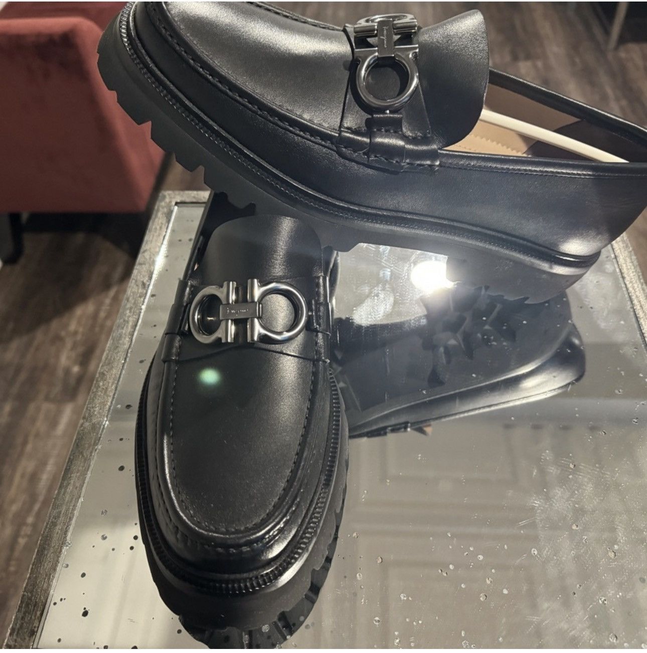 Salvatore Ferragamo Salvatore Ferragamo Bleecker Moc Toe Loafers Size US 10.5 / EU 43-44 - 5 Thumbnail