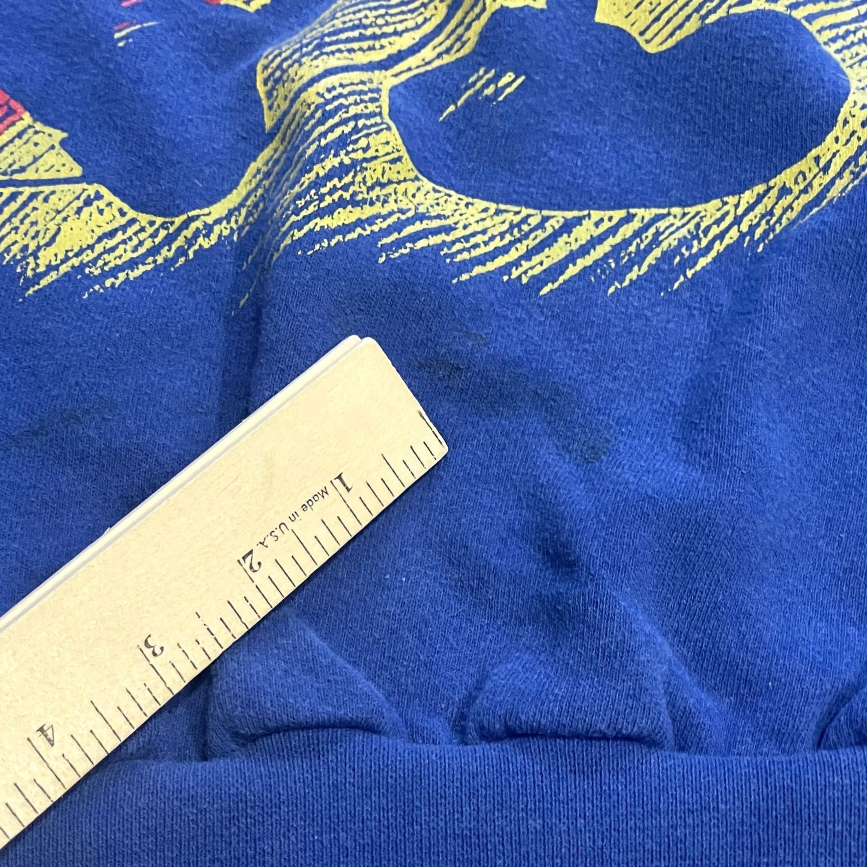 Disney VINTAGE Disney Mickey Mouse Sweatshirt Mens Large Blue Crewneck Pullover 90s USA Size US M / EU 48-50 / 2 - 3 Thumbnail