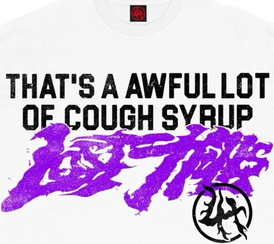 Lost hills Lost Hills x ALOCS “That’s A Awful Lot Of Cough Syrup” Tee! Size US XXL / EU 58 / 5 - 7 Thumbnail