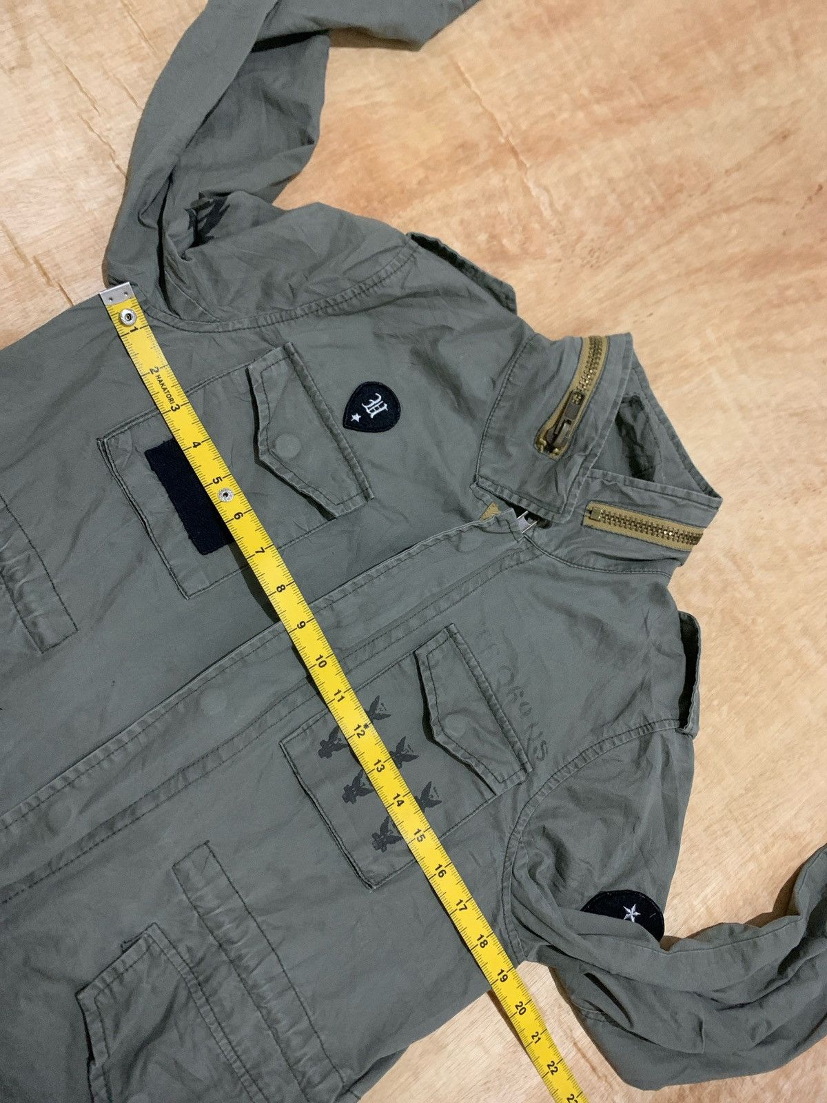 Hysteric Glamour TS 069 US Guitar Army Jacket Ifsixwasnine Punk Style Size US M / EU 48-50 / 2 - 11 Thumbnail