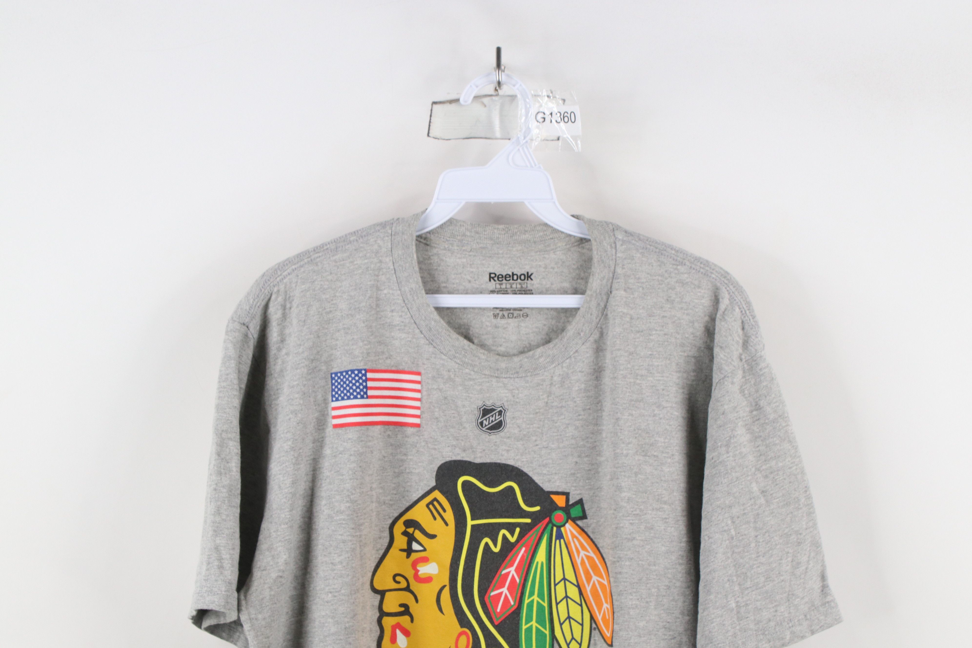 Reebok × Vintage Vintage Reebok Kane Chicago Blackhawks Hockey Jersey T-Shirt Size US L / EU 52-54 / 3 - 2 Thumbnail