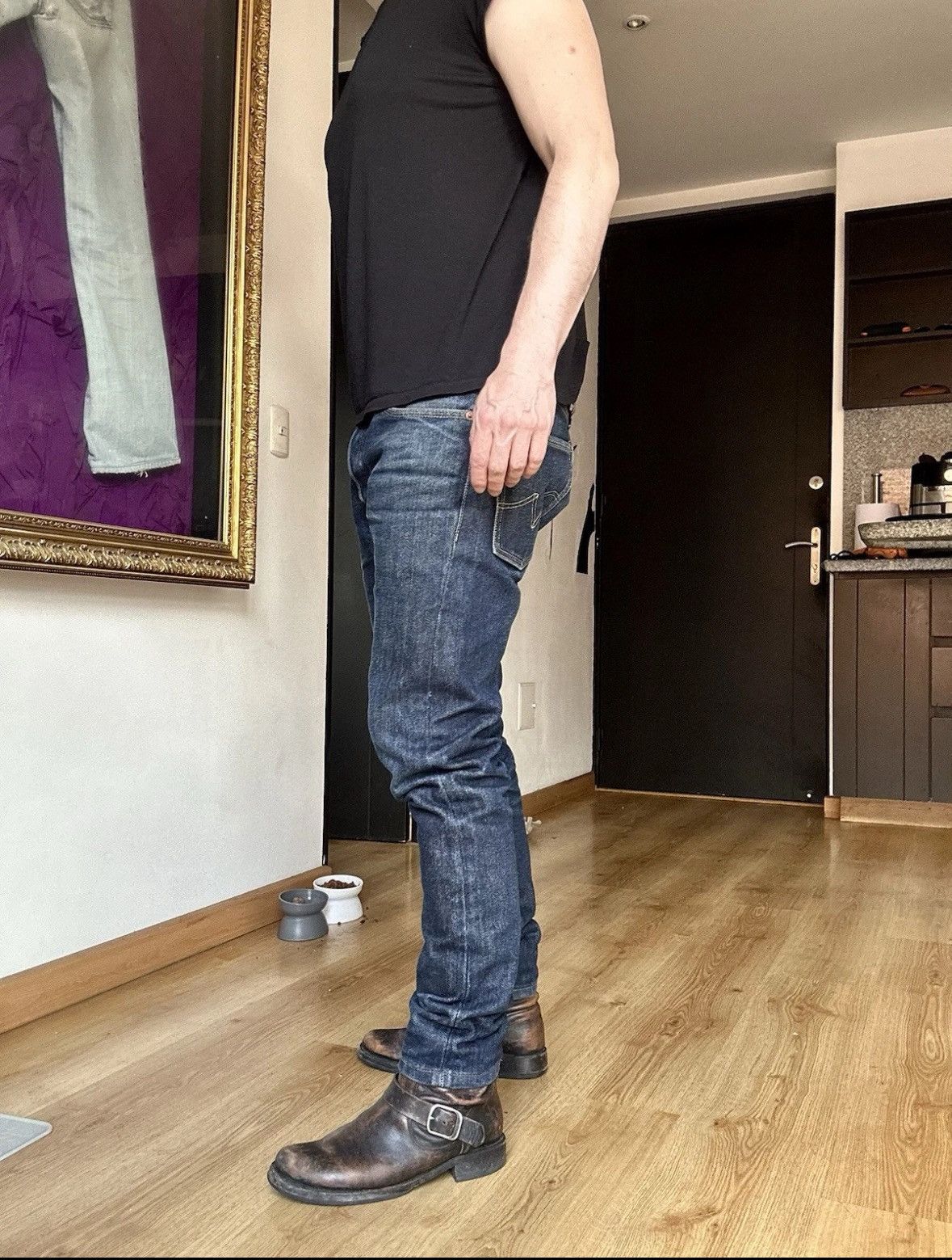 Iron Heart Iron Heart 777 21oz custom selvedge 32x30 tapered Size US 32 / EU 48 - 13 Thumbnail