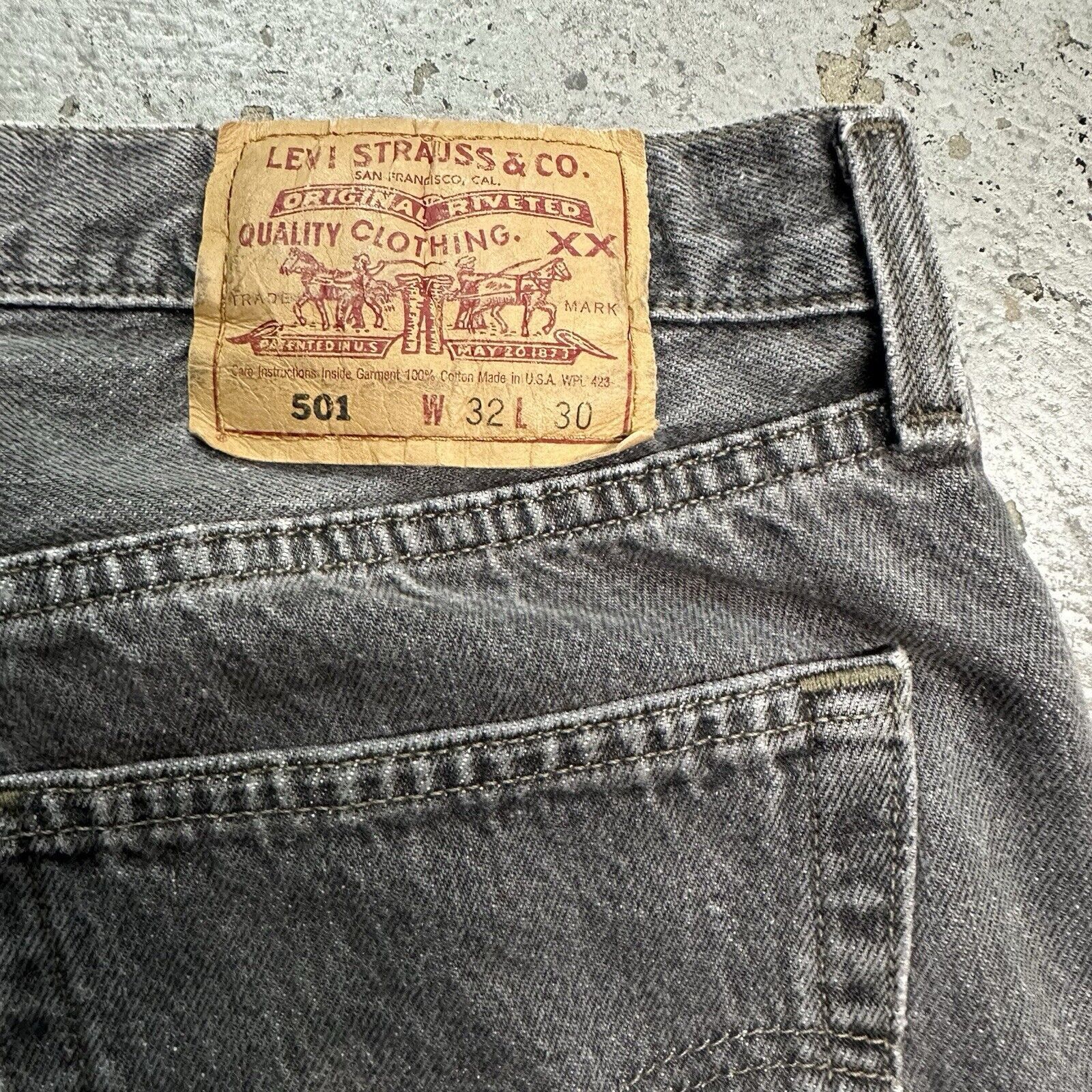 Levi's × Unsound Rags × Vintage Vintage Levi’s 501 Faded Black Denim Jeans Size 32x30 Size US 32 / EU 48 - 7 Thumbnail