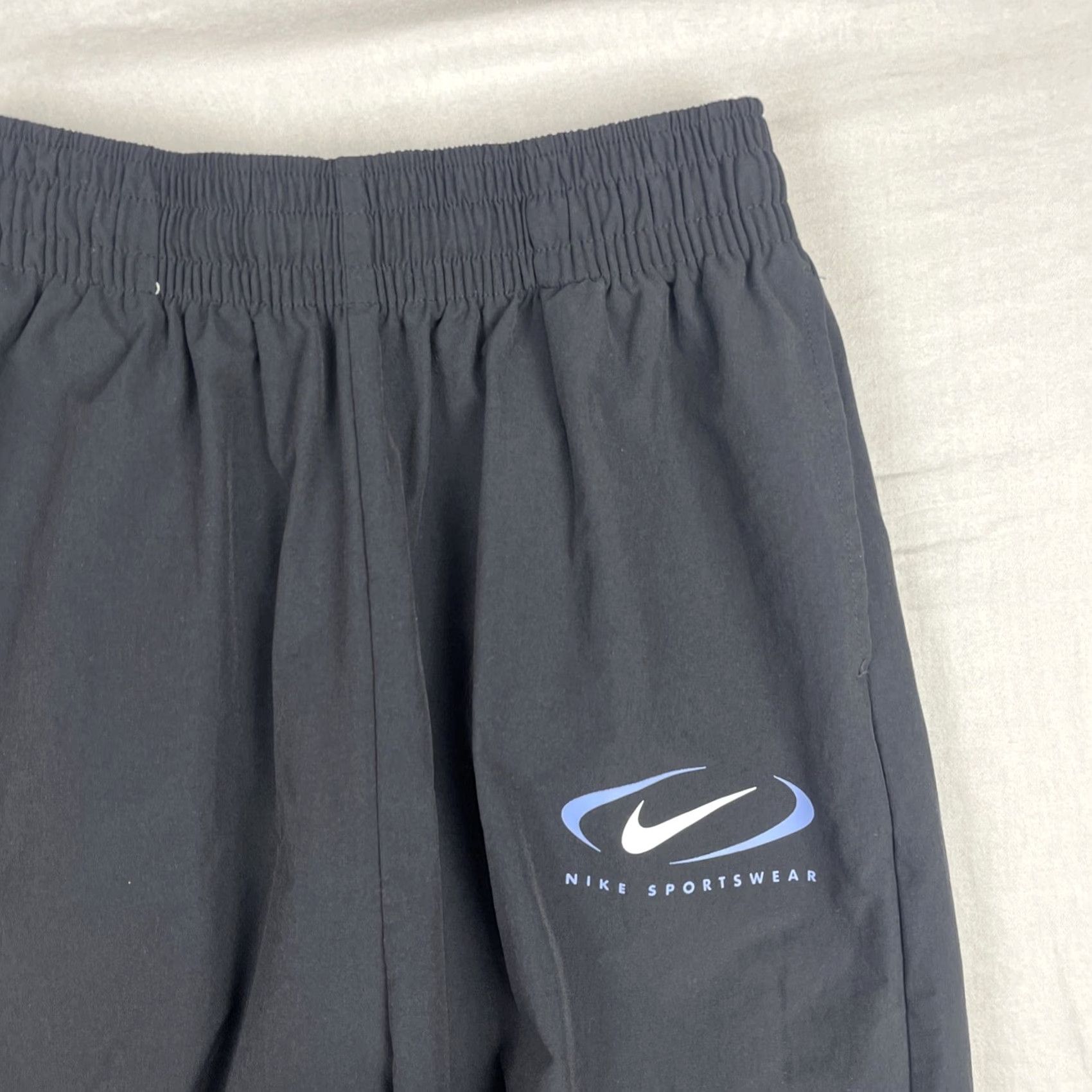 Nike Nike Joggers Womens Small Sportswear Baggy Swoosh Woven Pants Black FN7700 010 Size 26" / US 2 / IT 38 - 5 Thumbnail