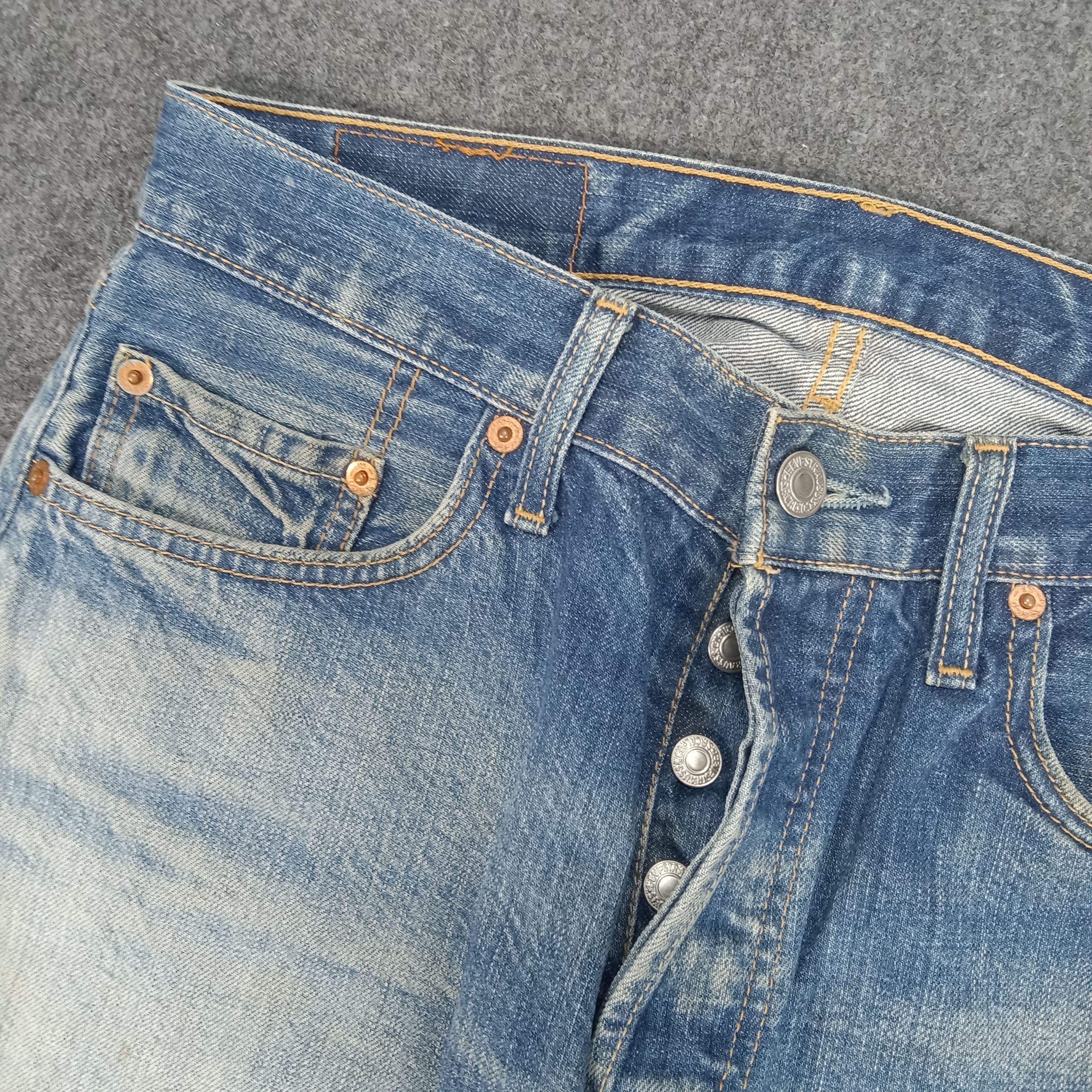 Levi's × Vintage Levi's American Distressed Style Denim Jeans Size US 29 - 3 Thumbnail