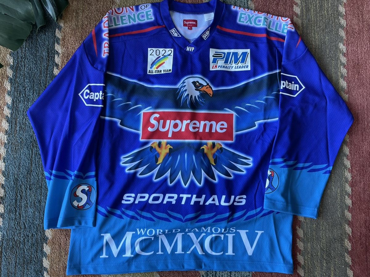 Supreme Eagle Jersey | Grailed Supreme Eagle Jersey | Grailed