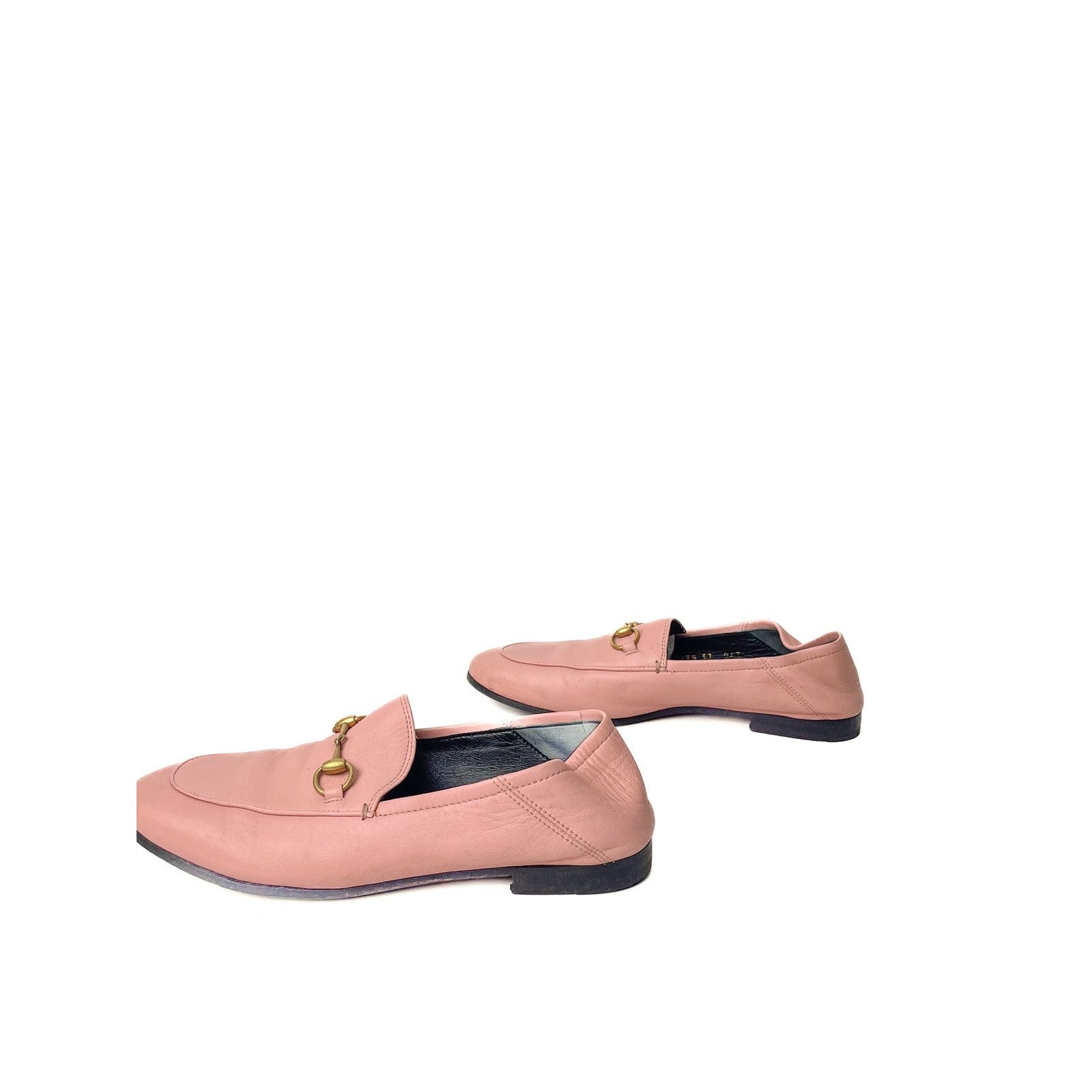 Gucci Gucci Brixton Leather Flats - Pink Size US 7 / IT 37 - 4 Thumbnail